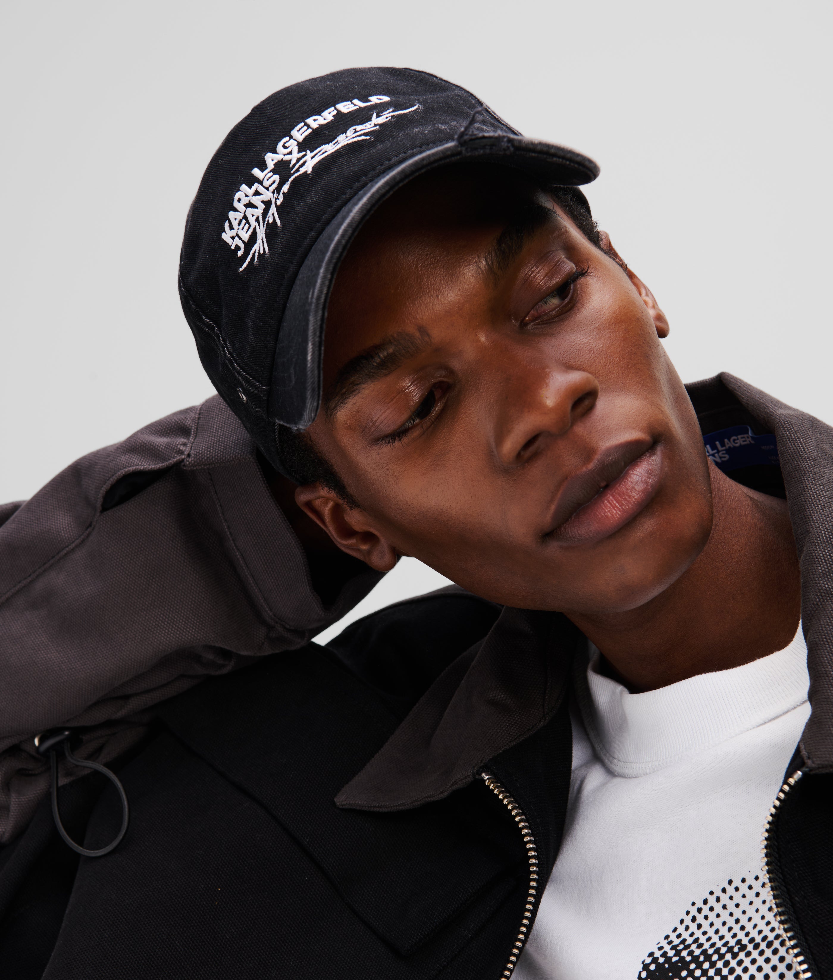 KLJ X ATELIER RESERVÉ WASHED-DENIM CAP