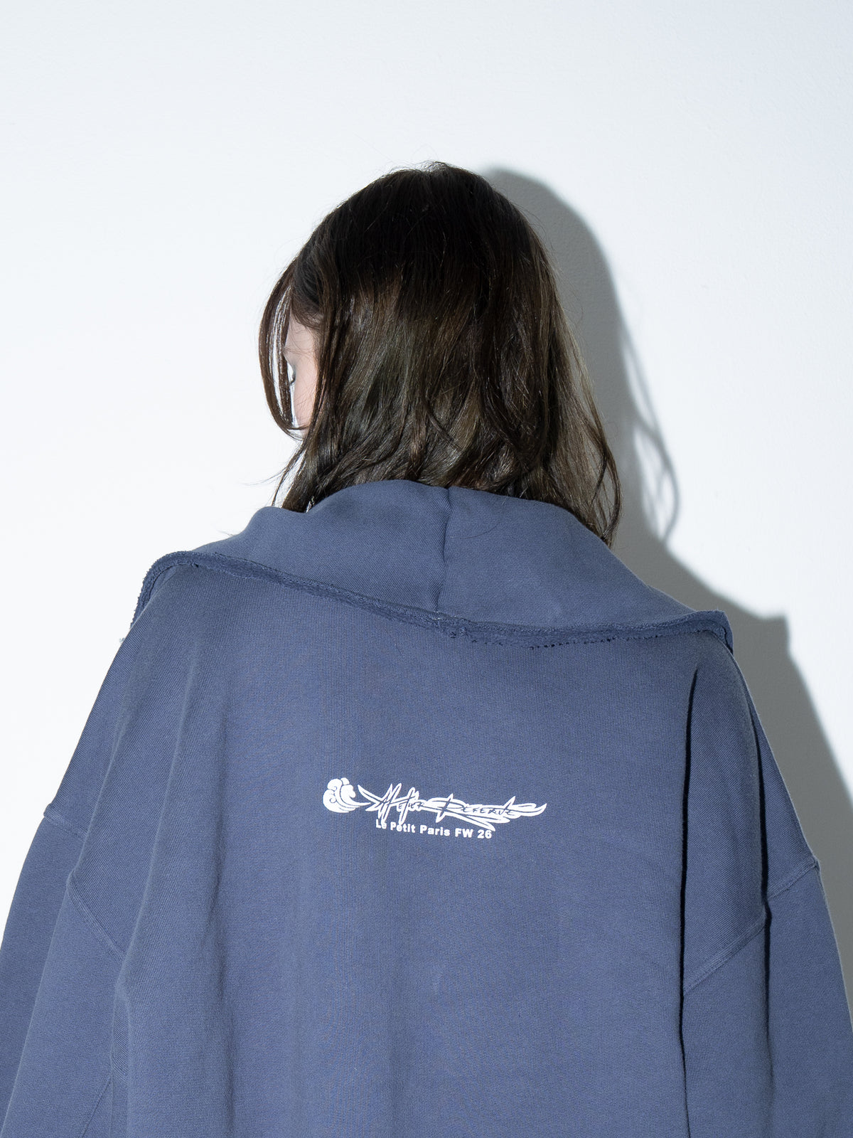 Box Hoodie Reconstructed Sailor Navy