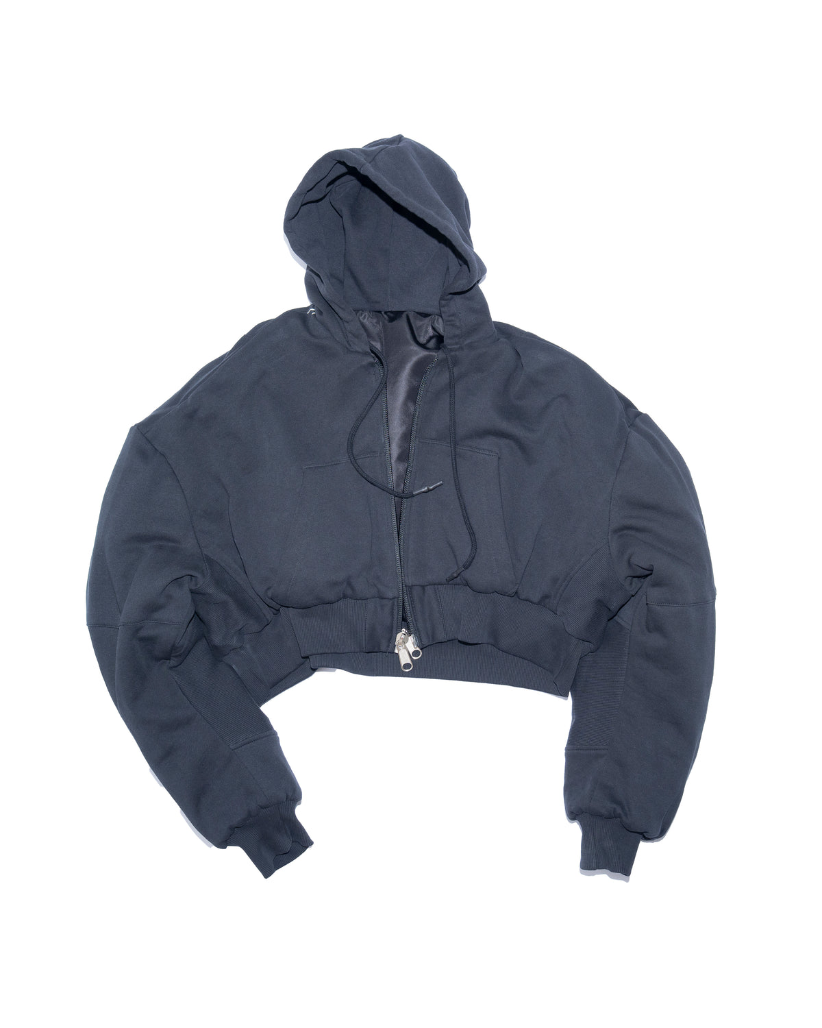 Cropped Reversible Bomber Jacket