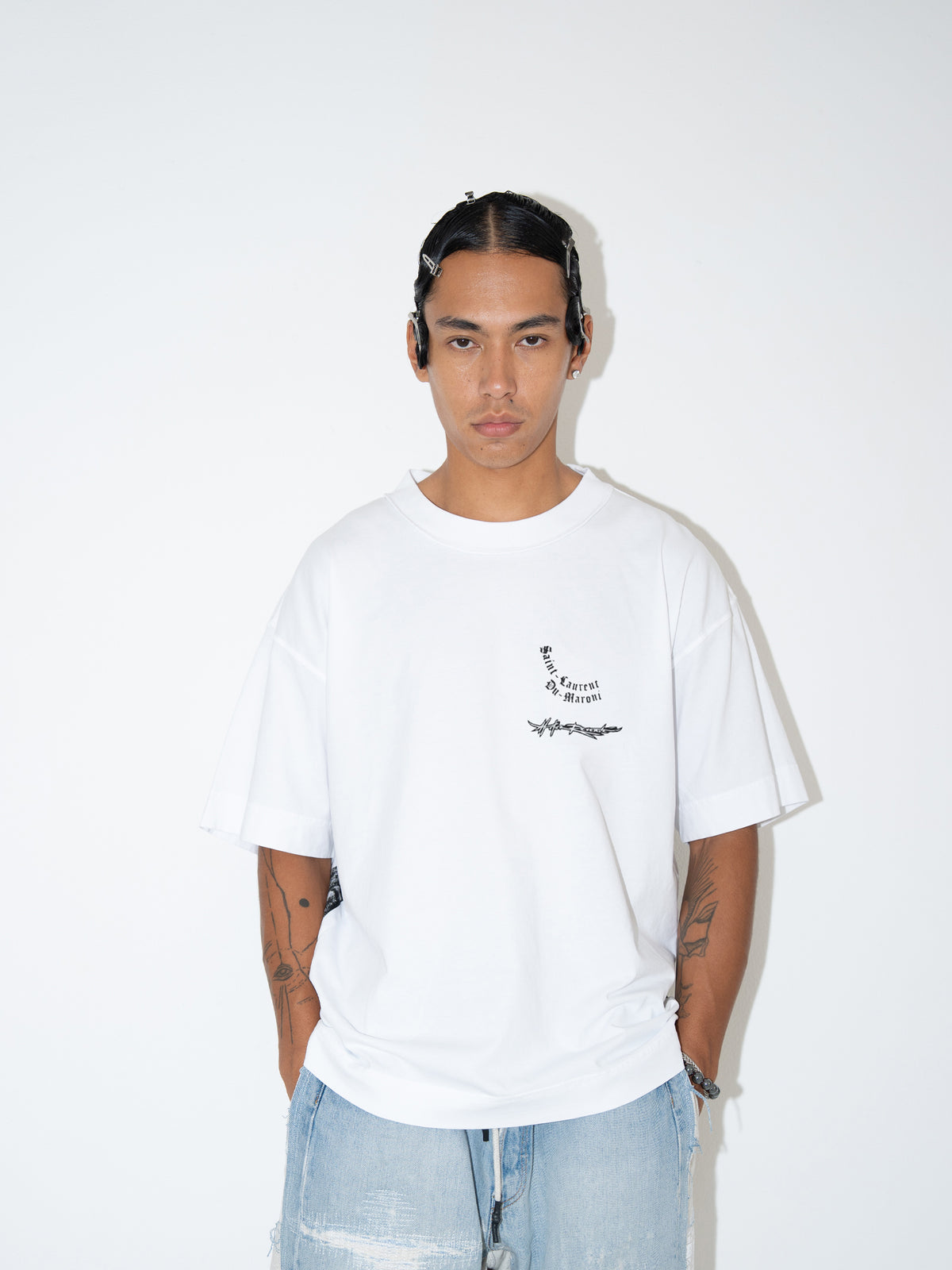 Box T-Shirt Flower Face