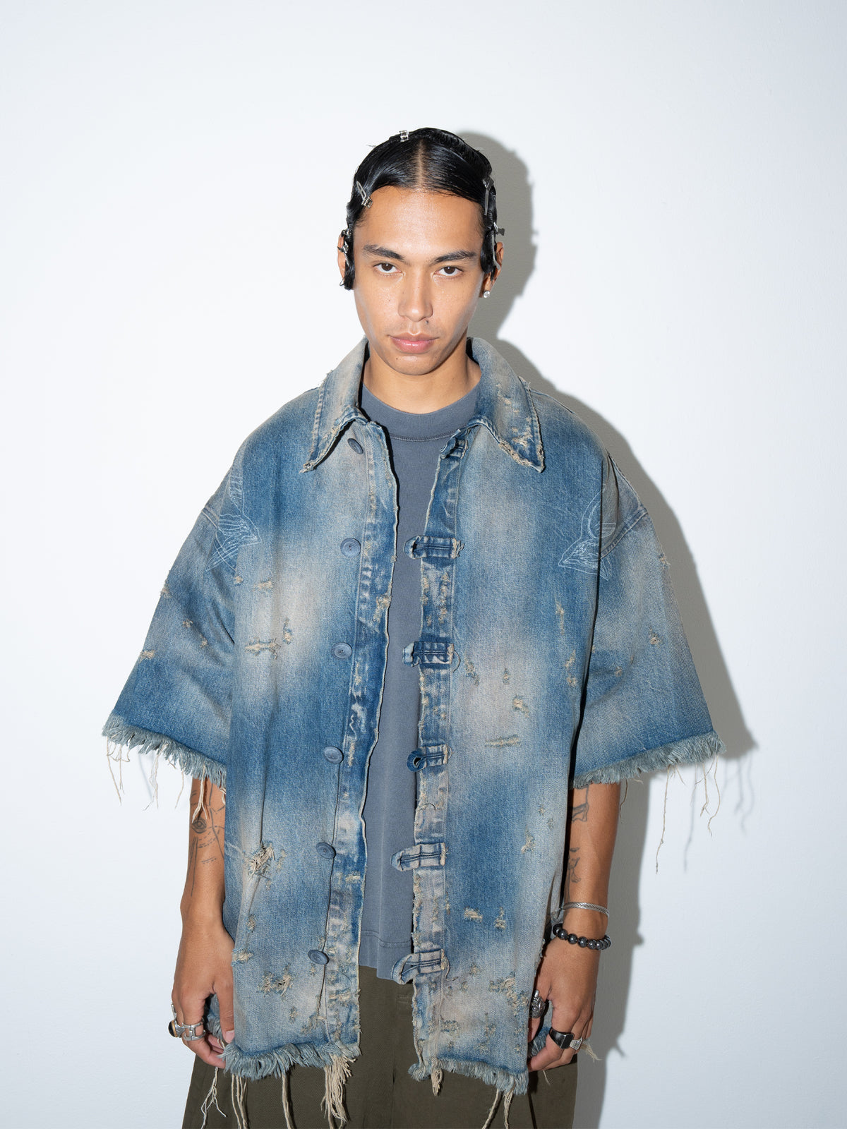 Denim Shirt Washed Blue