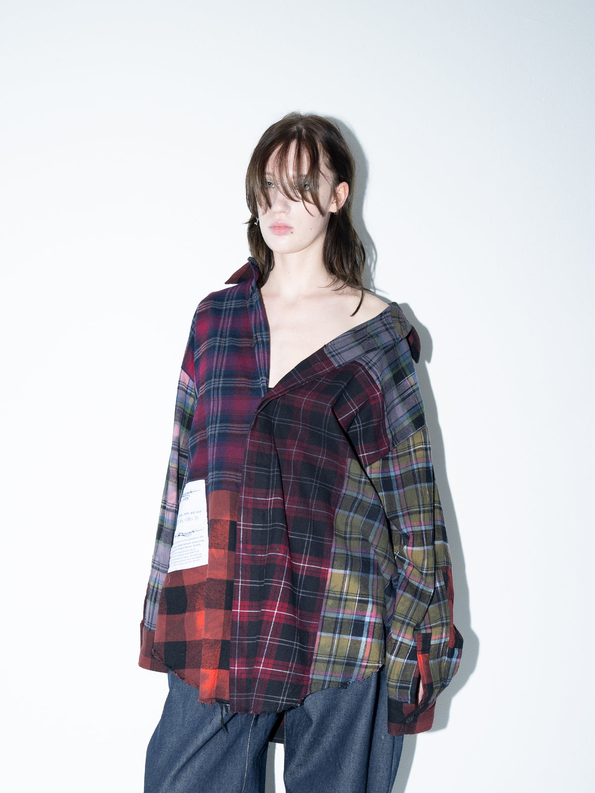 RE-CUT FLANNEL SHIRT 2.0 VINTAGE WASHED/ DYED