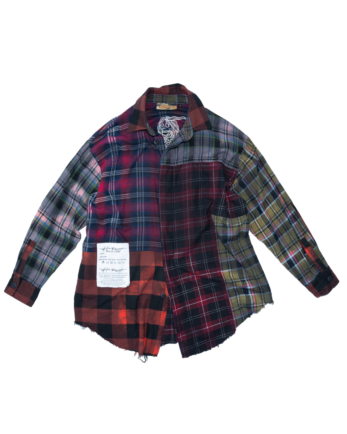 RE-CUT FLANNEL SHIRT 2.0 VINTAGE WASHED/ DYED