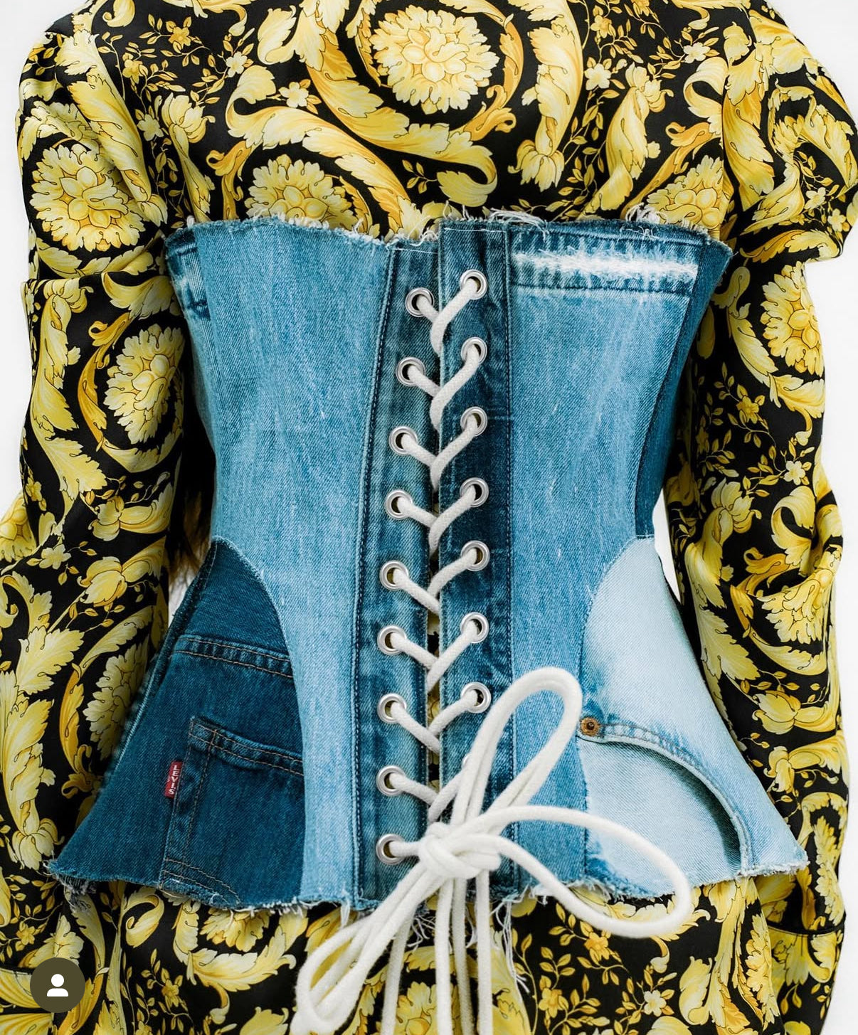 VINTAGE DENIM CORSET