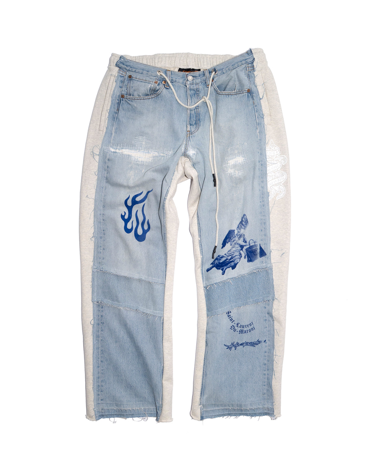 Sweatpants Reconstructed Jeans Joggers