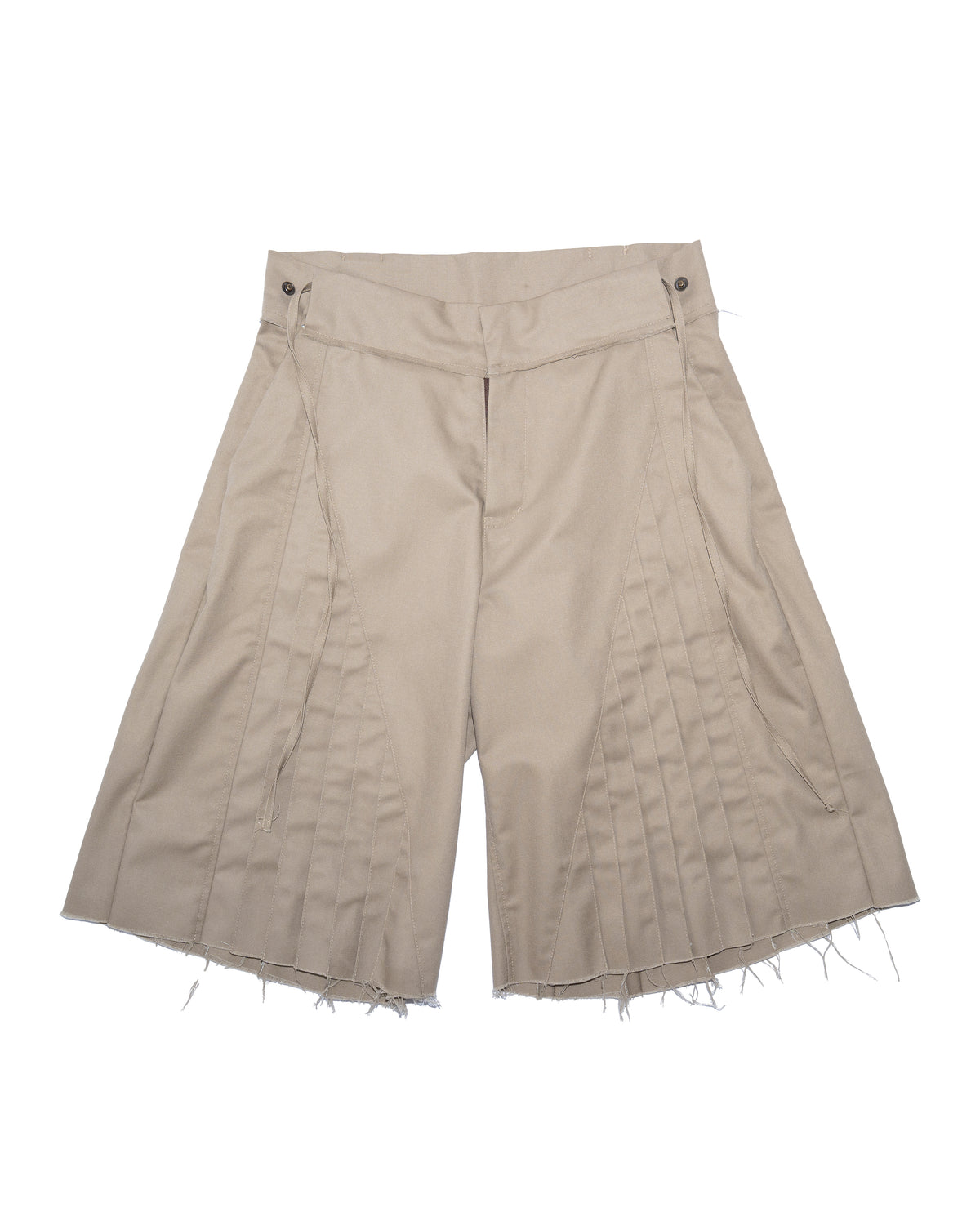 Short Worker Pleated Pants