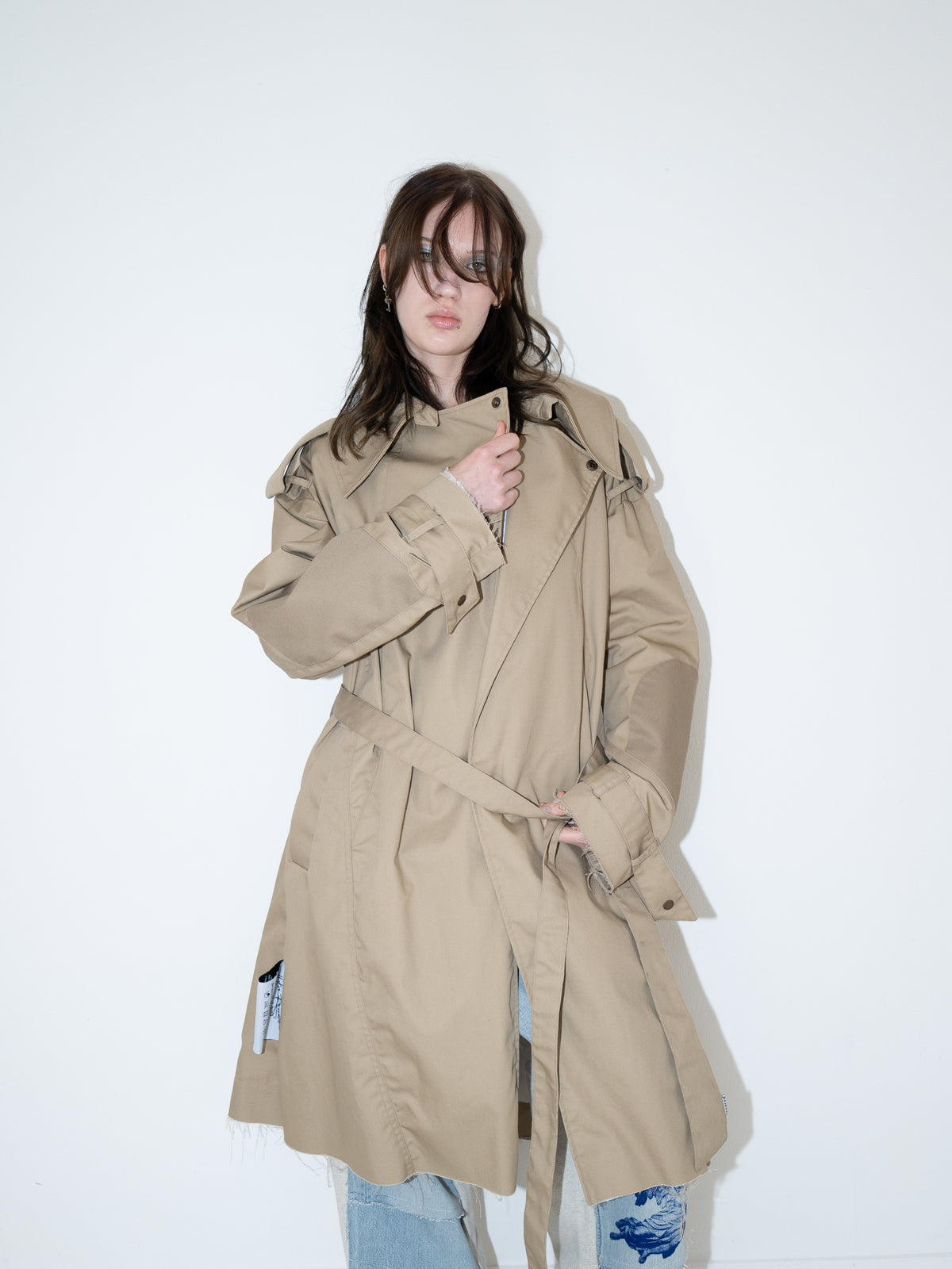Trench Coat Khaki Beige