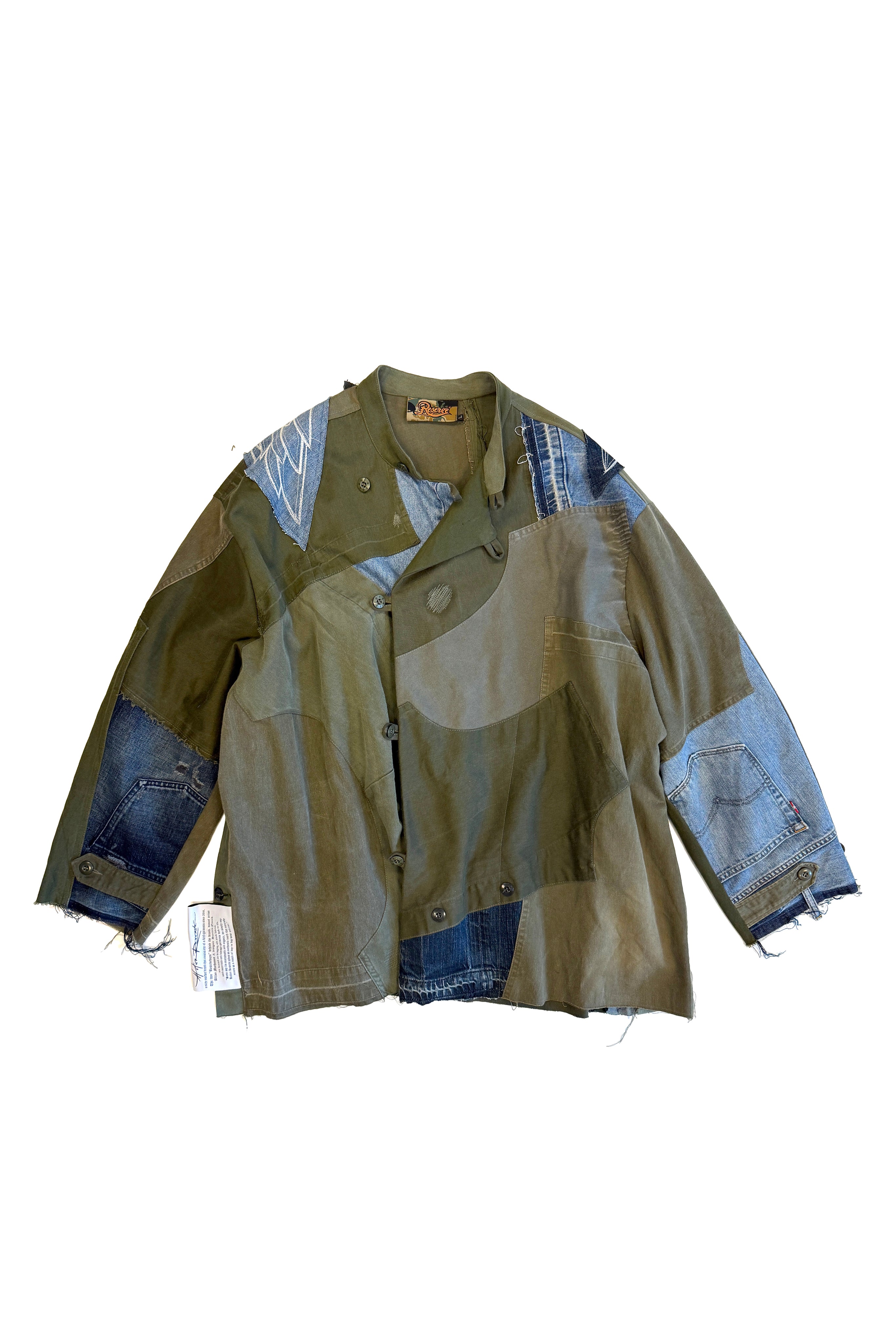 RE-CUT BOILER TRENCHCOAT ARMY