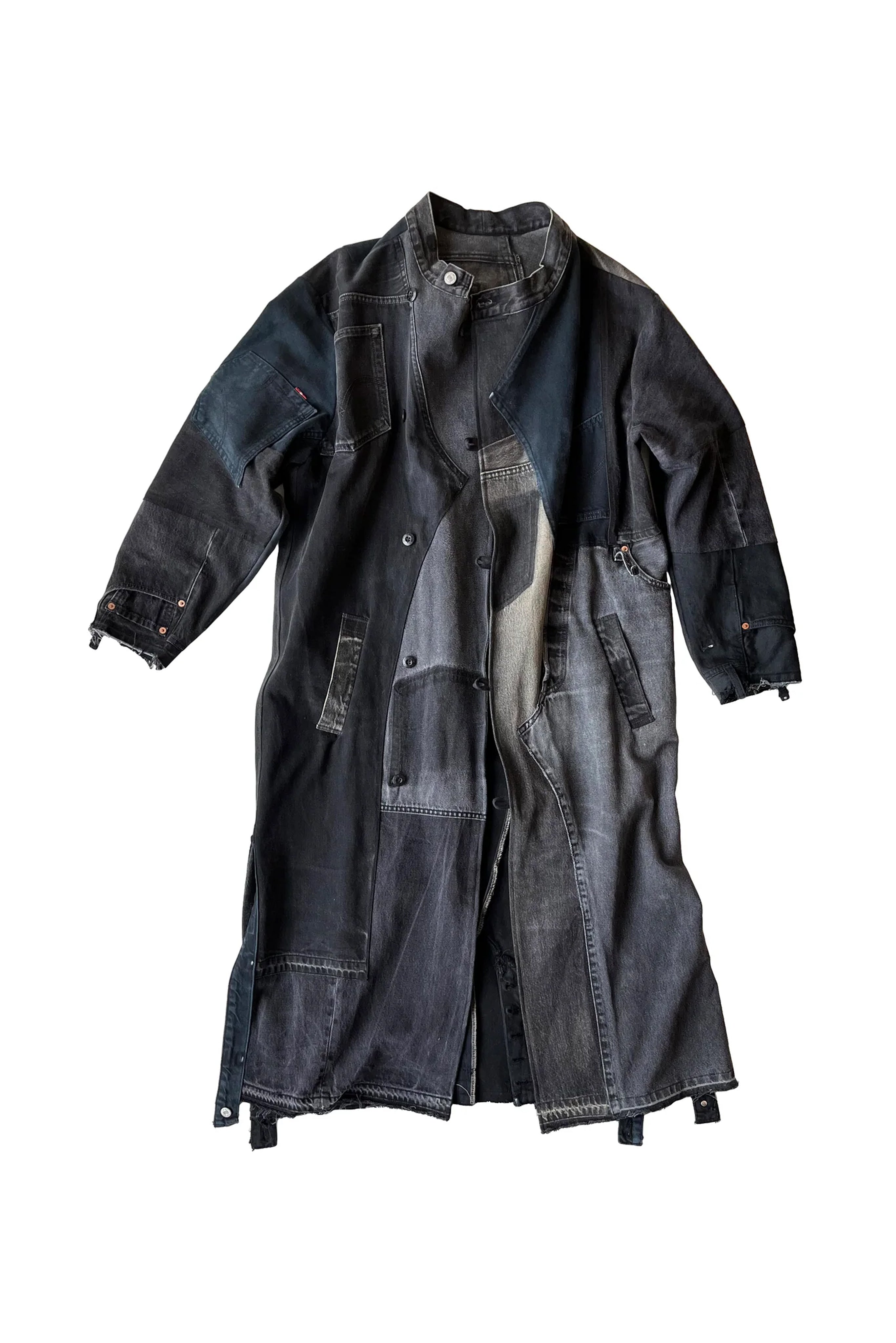 Trench Boiler Jacket 'Black Denim'.