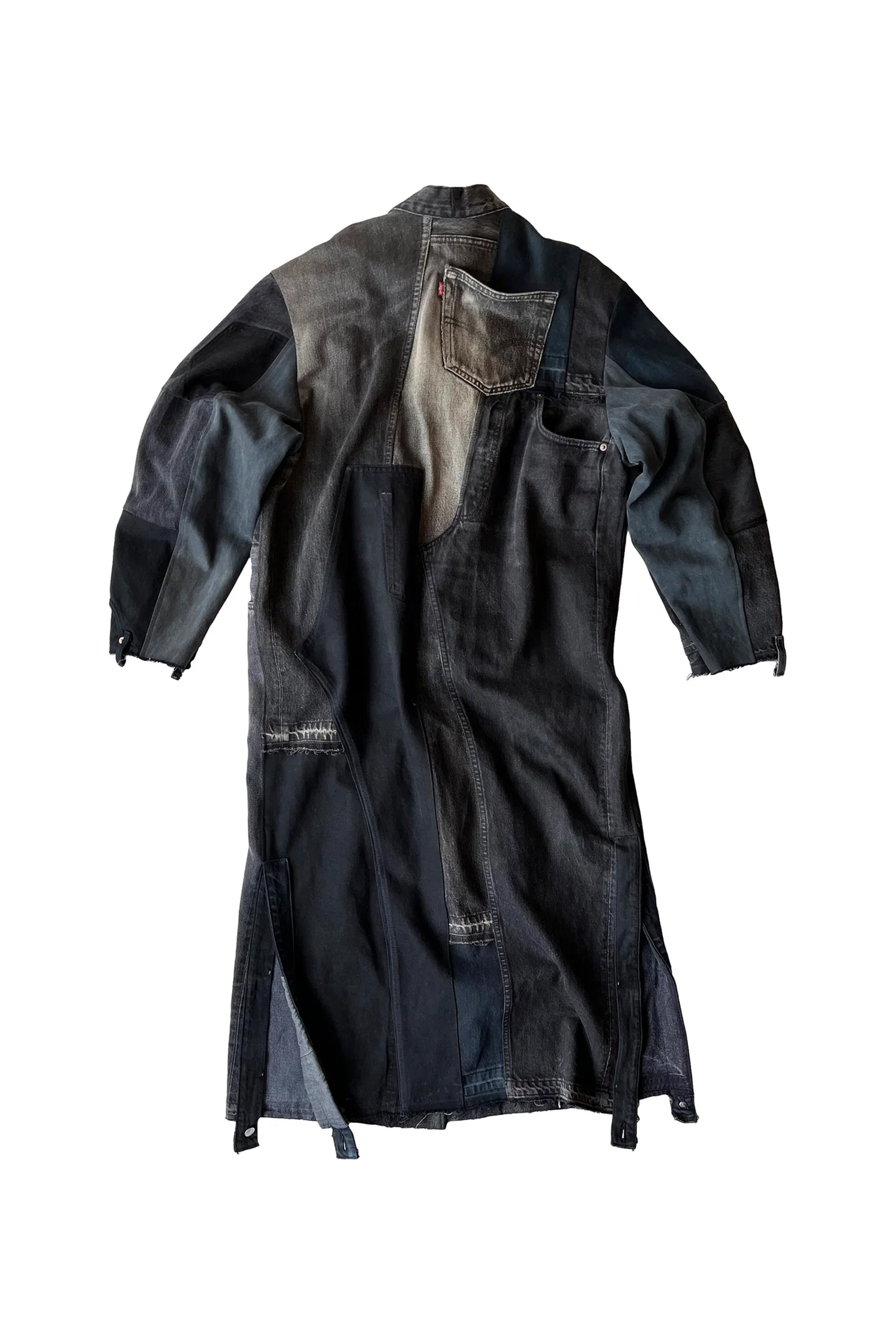Trench Boiler Jacket 'Black Denim'.