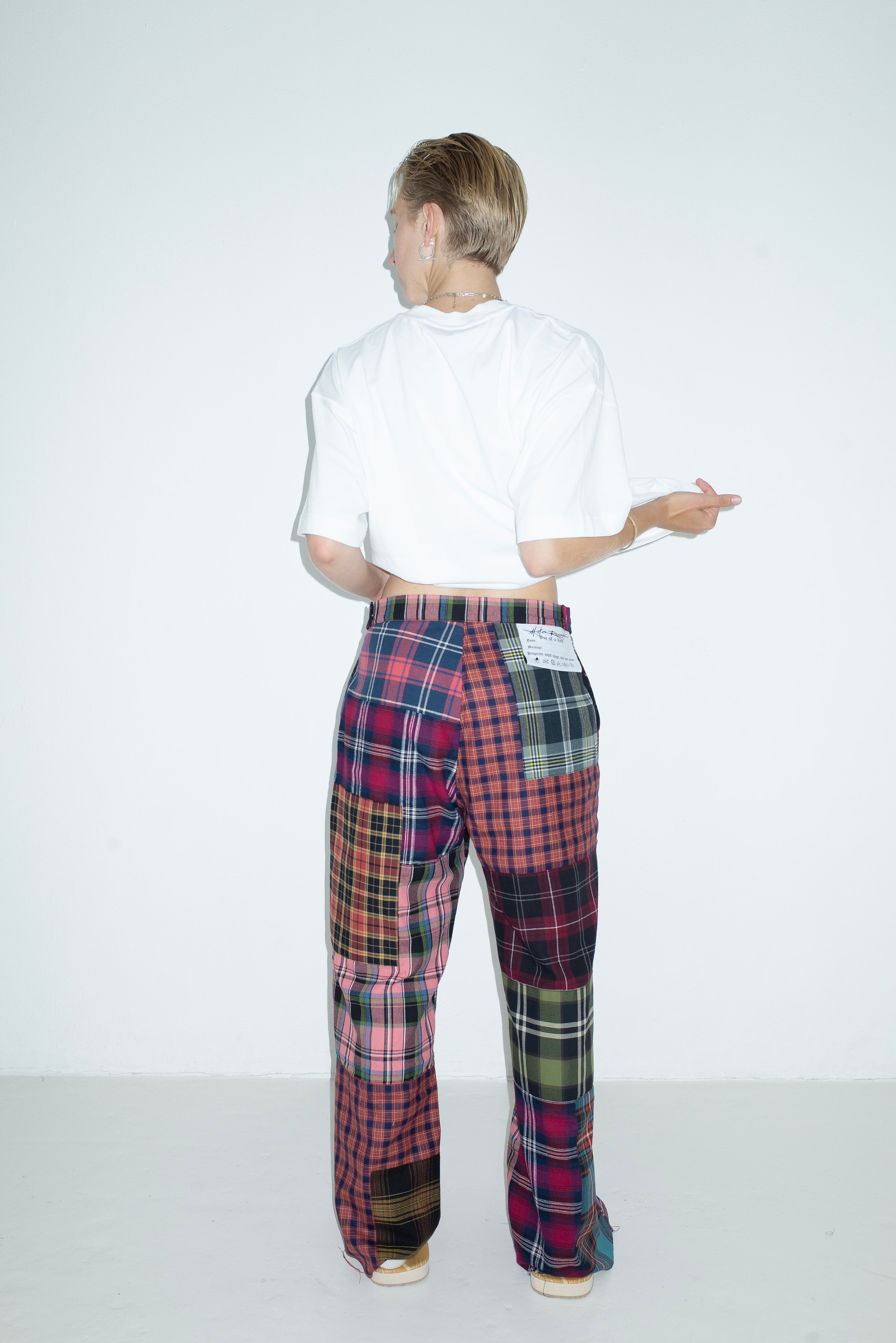 FLANNEL PATCHWORK PANTS