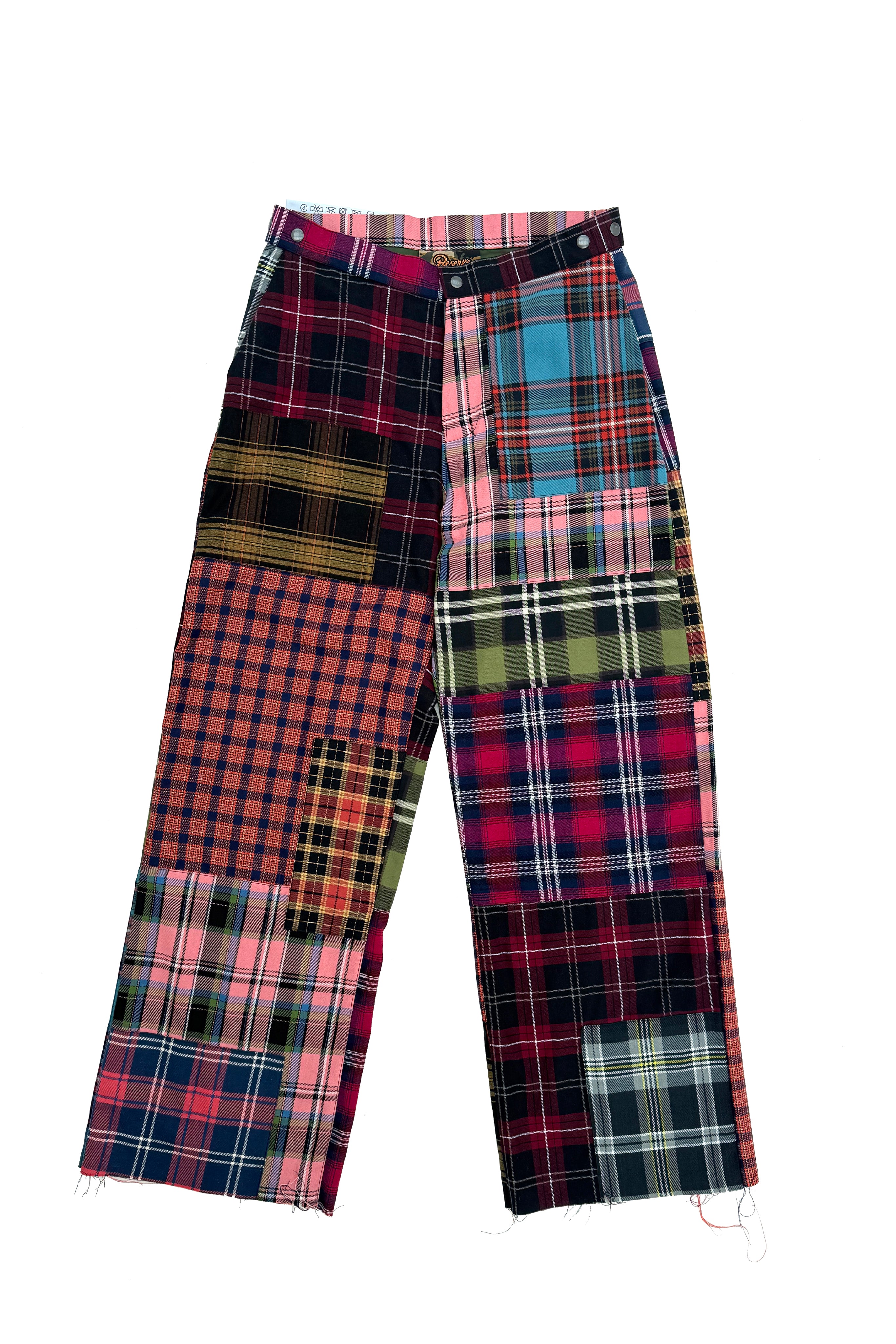 FLANNEL PATCHWORK PANTS