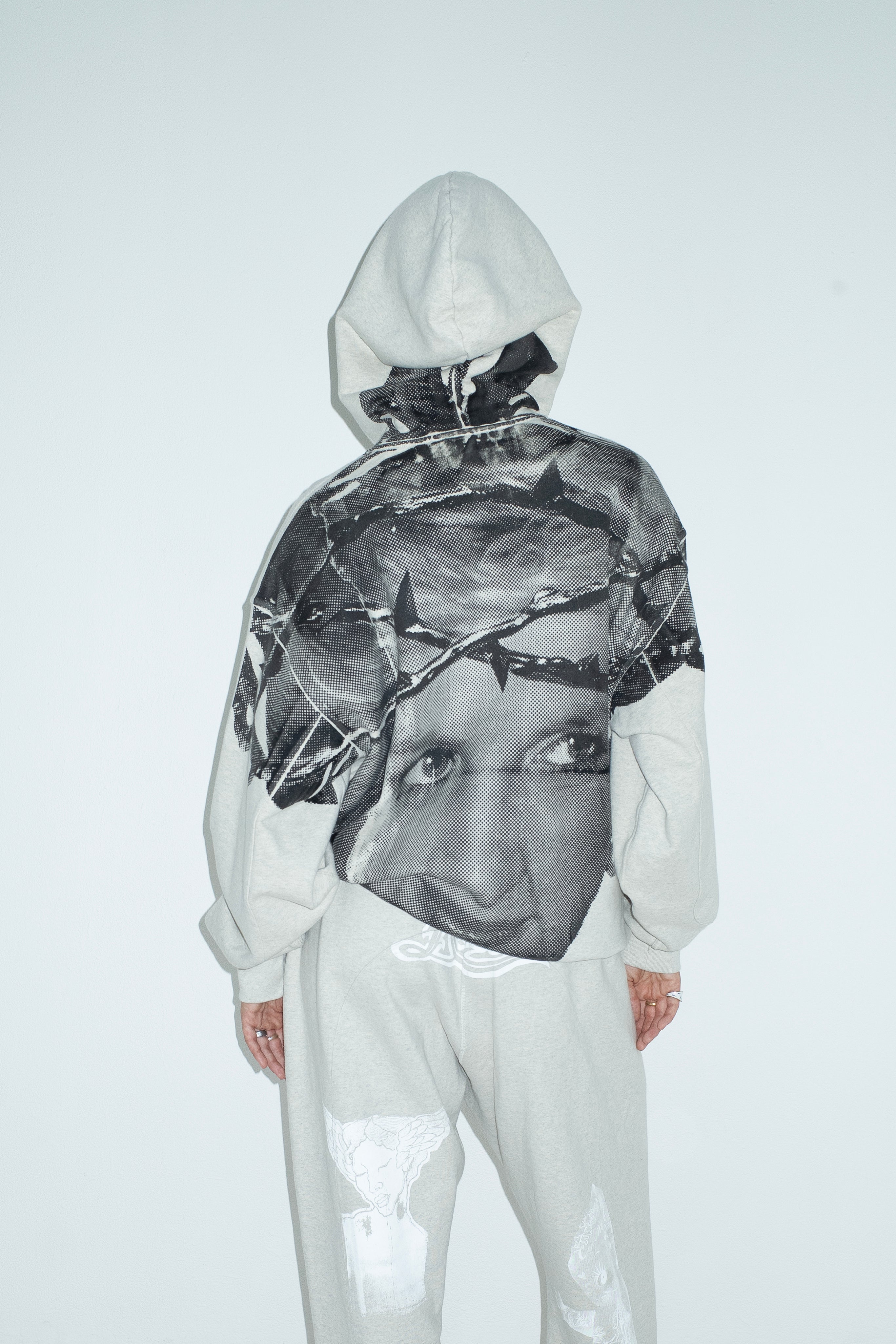 HOODIE "DIANA" GREY MÉLANGE