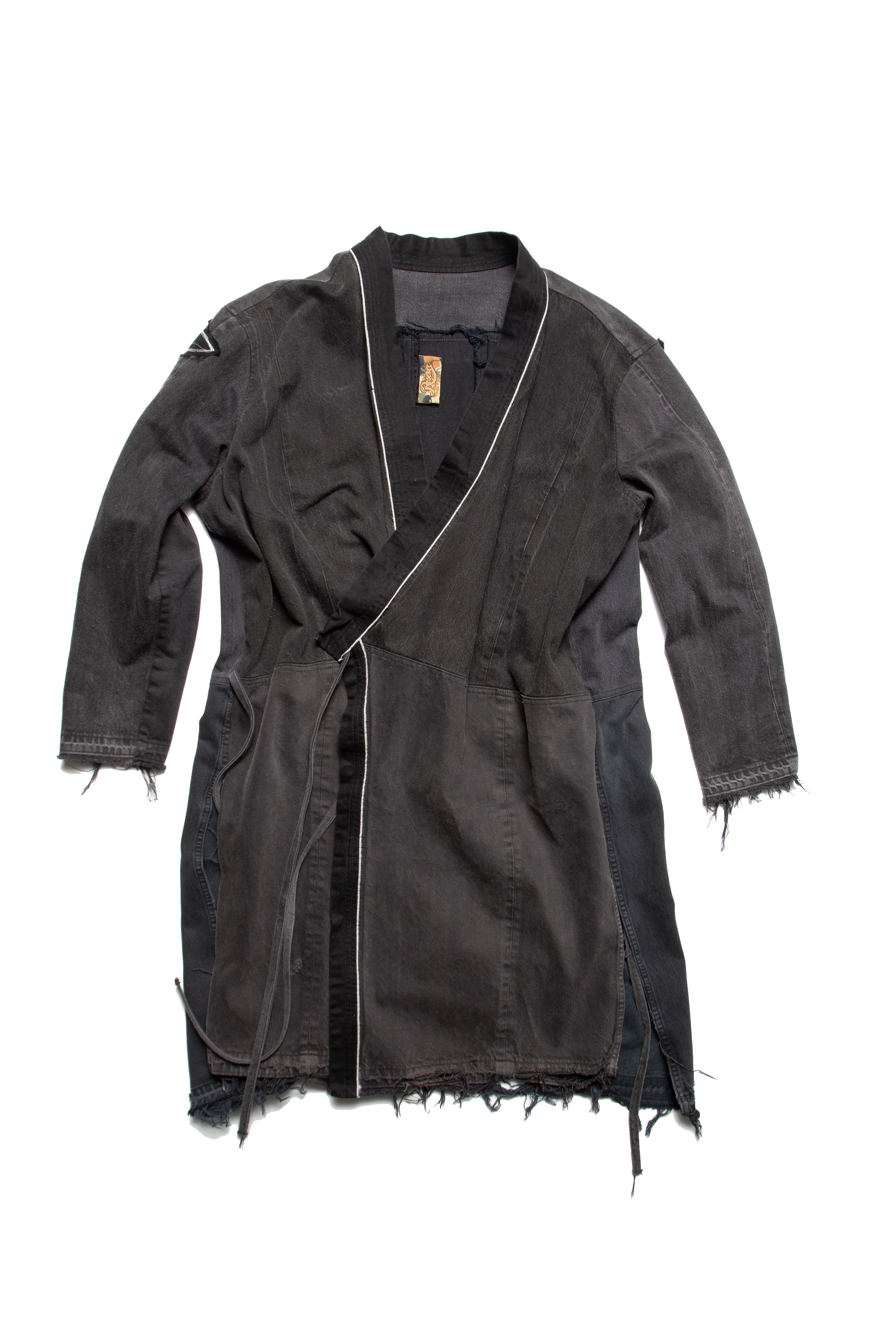 Handcrafted Denim Kimono – Angel Back Embroidery