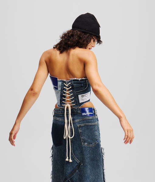 KLJ X ATELIER RESERVÉ DENIM BUSTIER