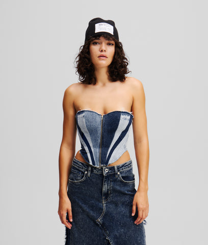 KLJ X ATELIER RESERVÉ DENIM BUSTIER