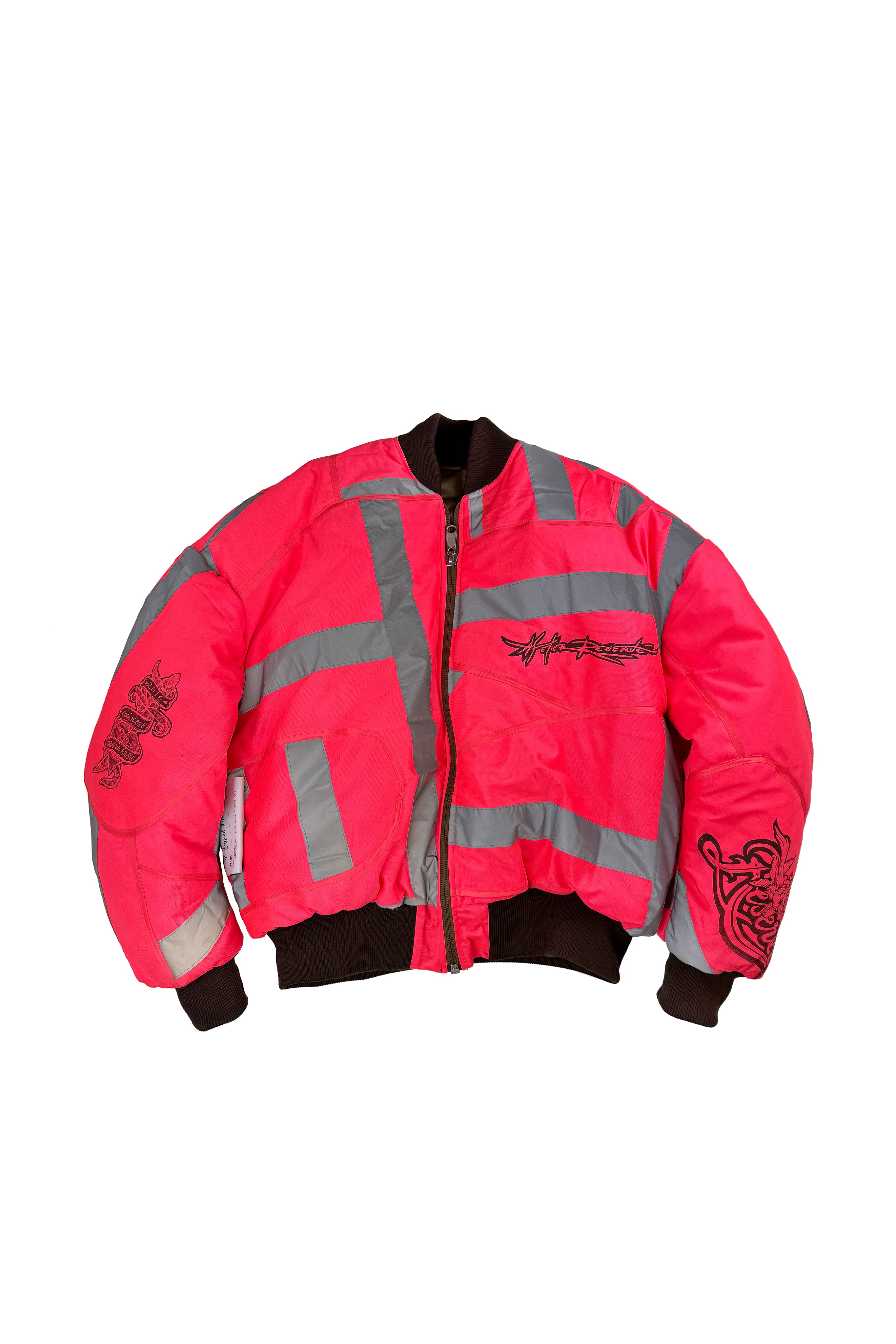 MA1 Bomber Brown/ Pink