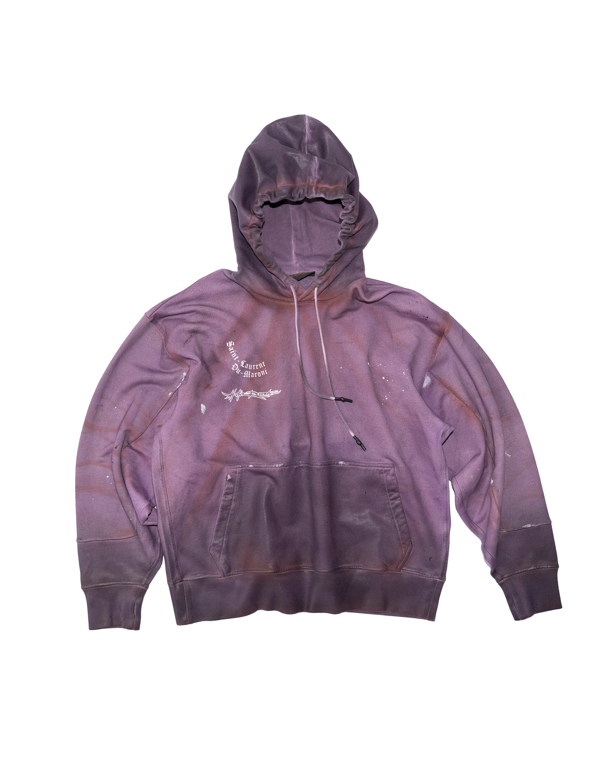 Heavyweight Hoodie Waxed Purple