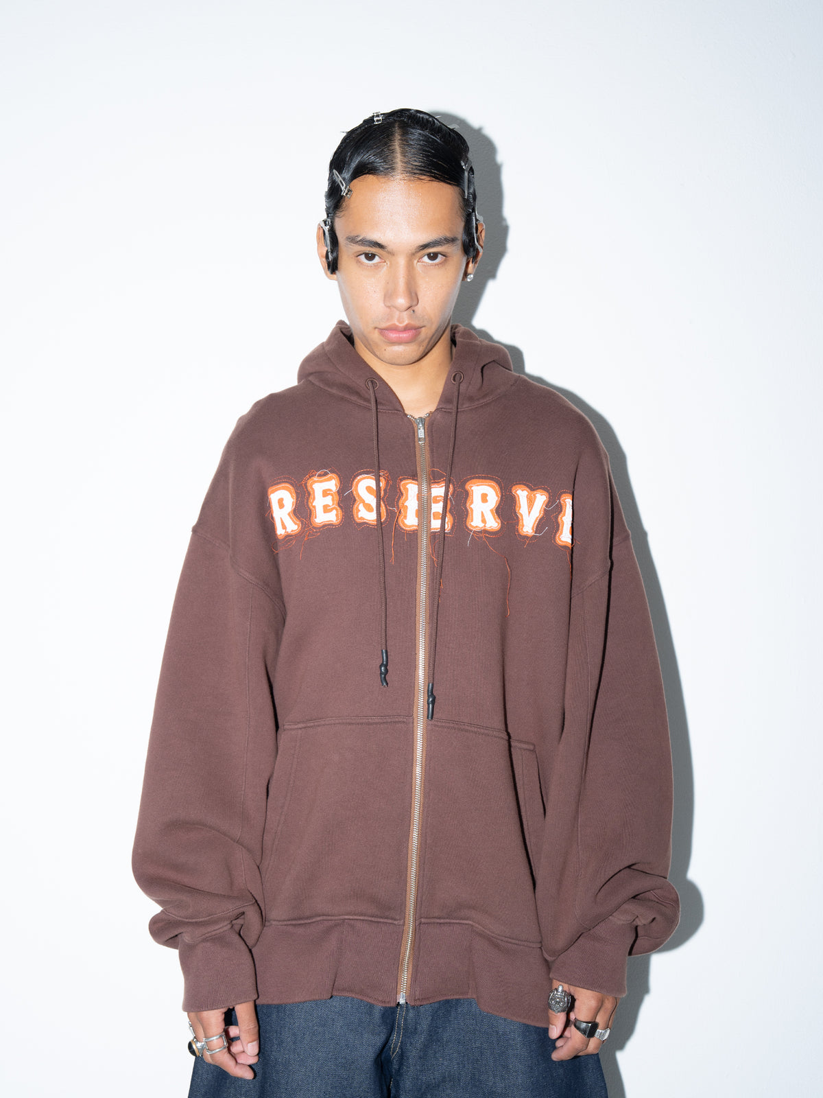 Zip Hoodie Brown