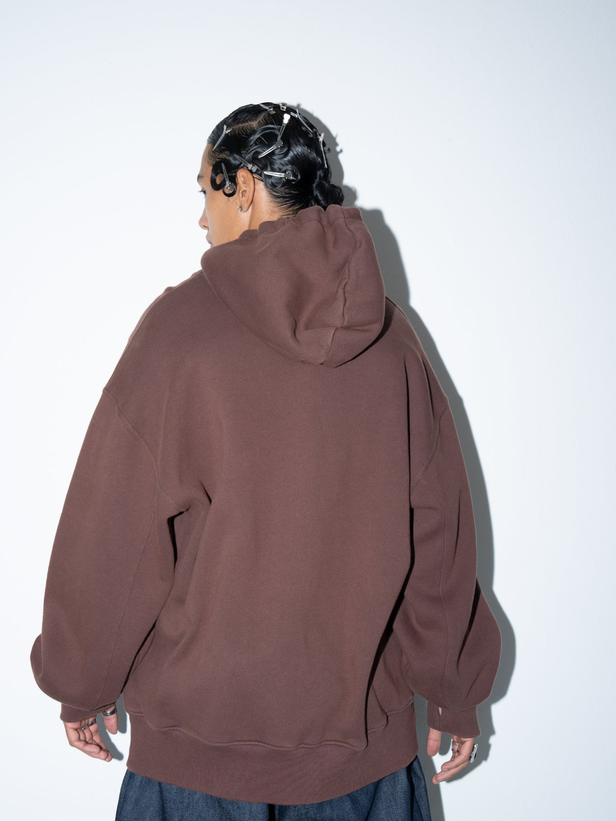 Zip Hoodie Brown