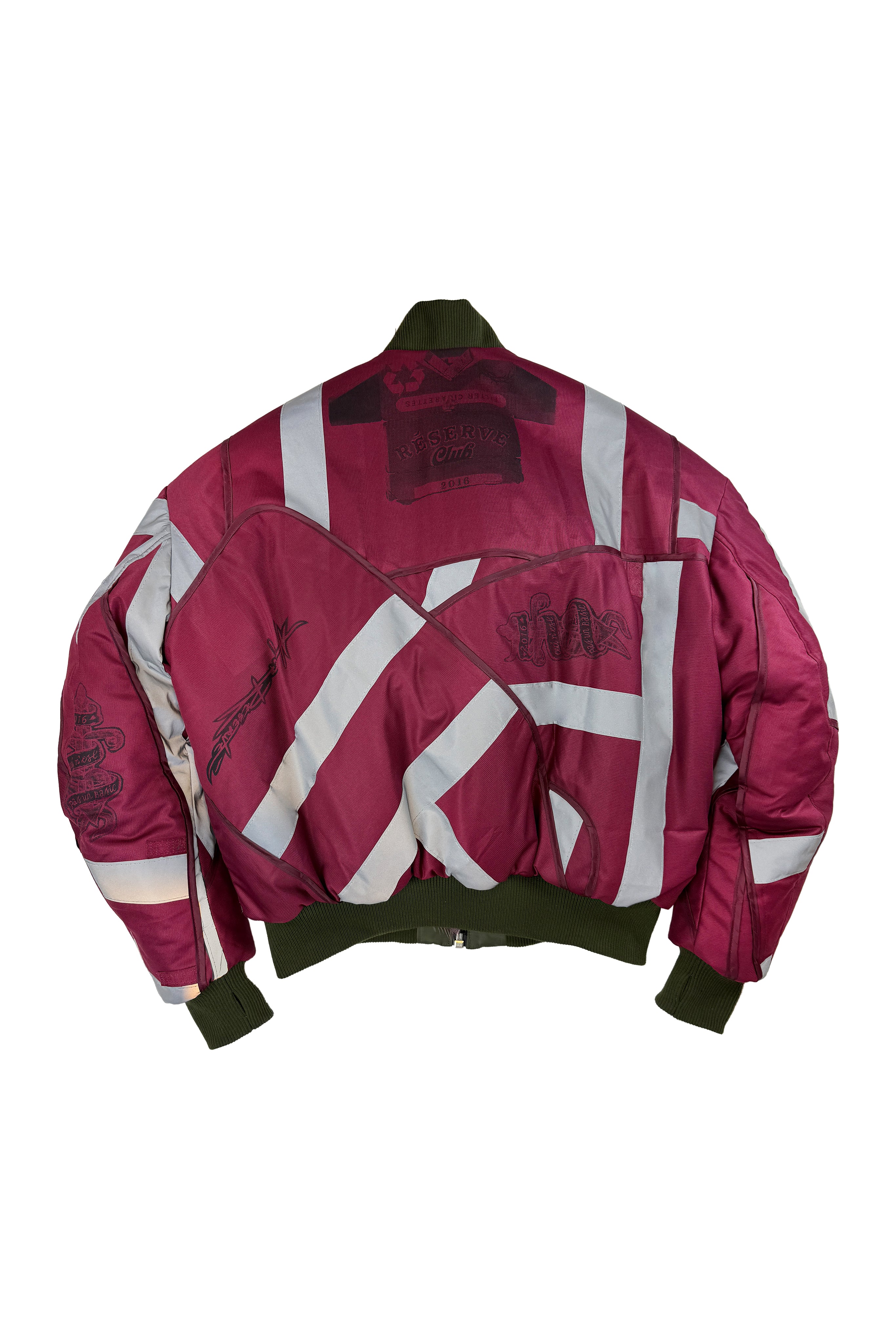 MA1 Bomber Green/ Bordeaux