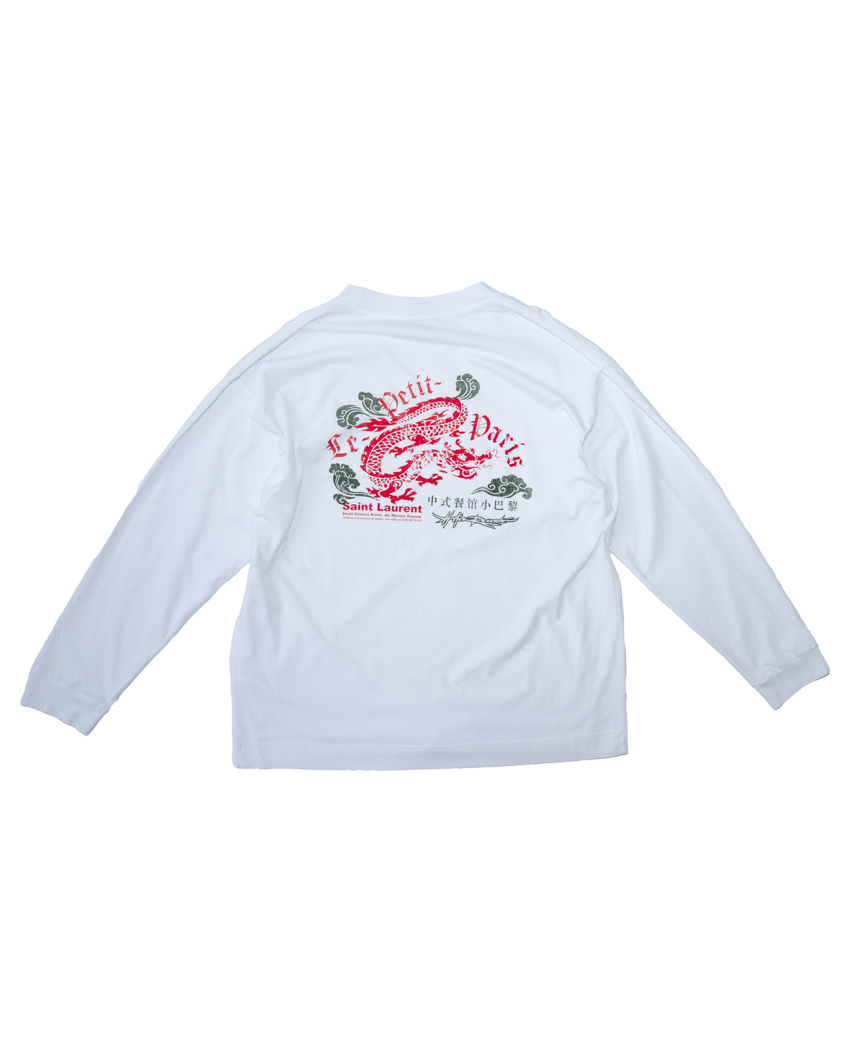 Box Long T-Shirt Le Petit Paris White