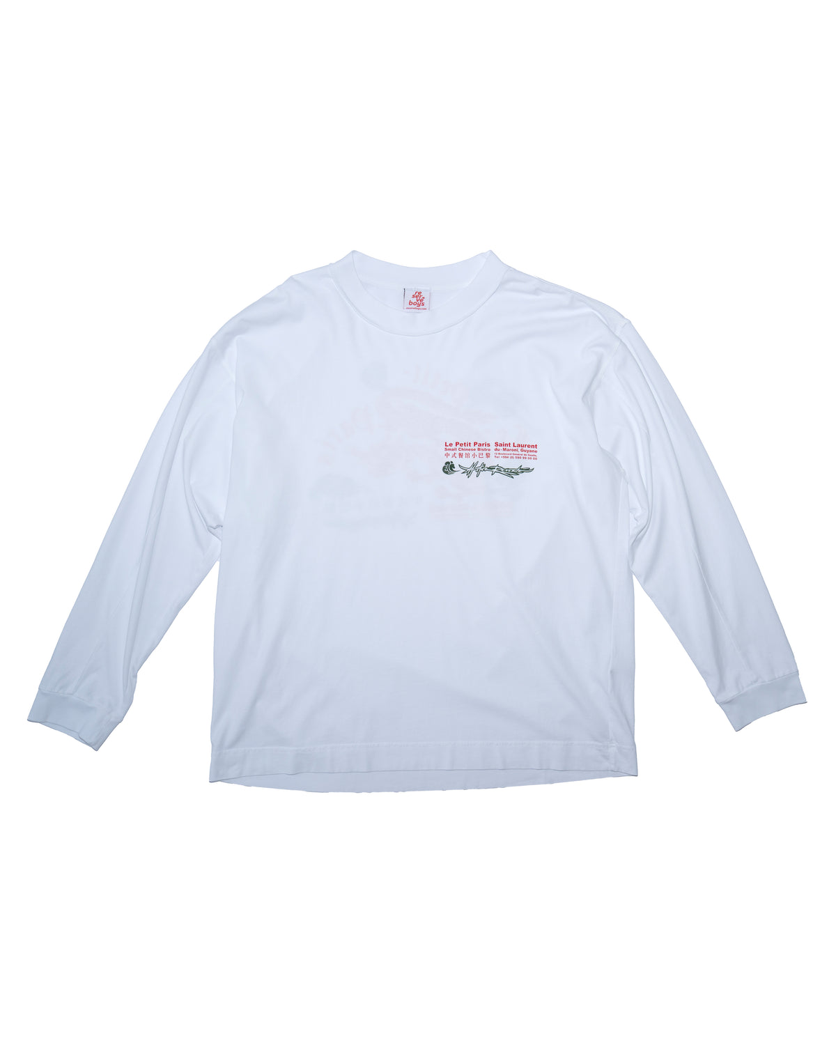 Box Long T-Shirt Le Petit Paris White