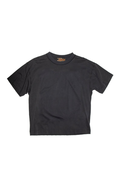 BOX TEE 'KIKKER' BACK' WASHED BLACK