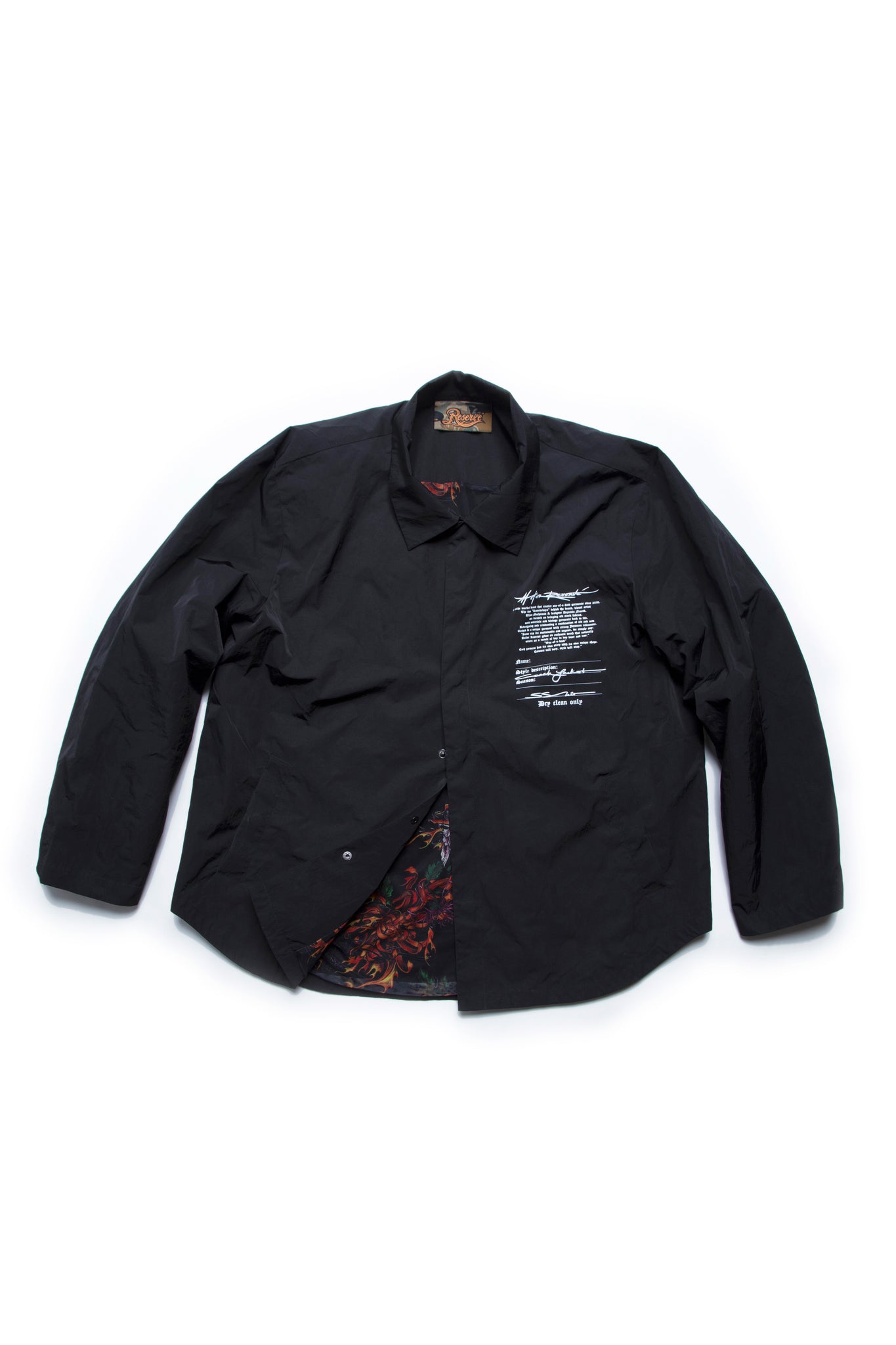 Coach Jacket Fire Black