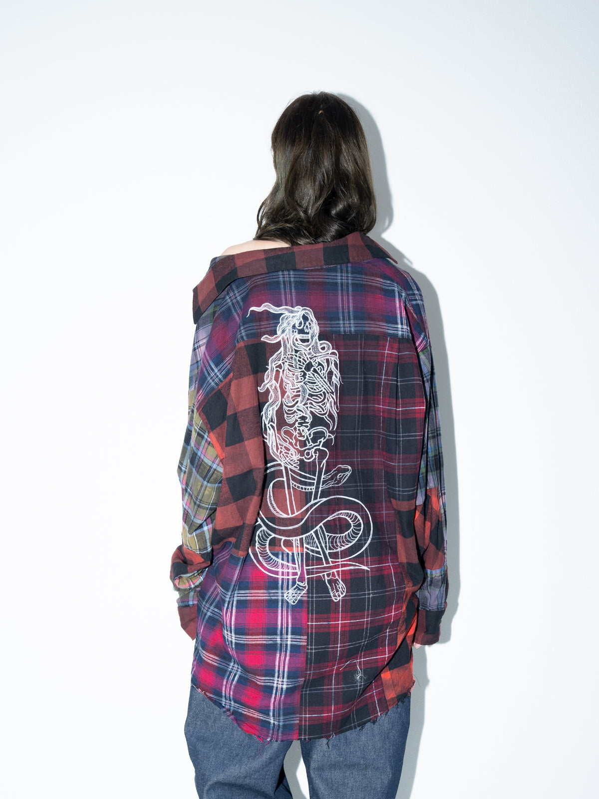 RE-CUT FLANNEL SHIRT 2.0 VINTAGE WASHED/ DYED