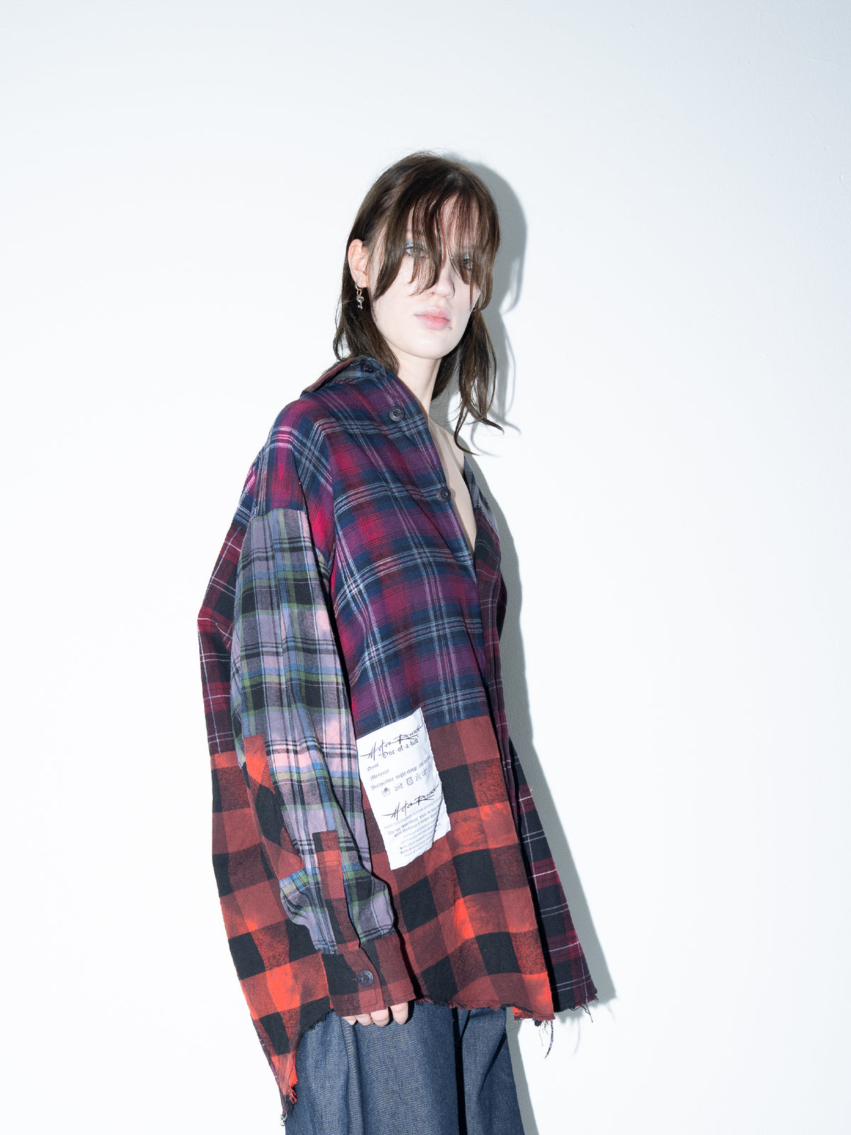 RE-CUT FLANNEL SHIRT 2.0 VINTAGE WASHED/ DYED