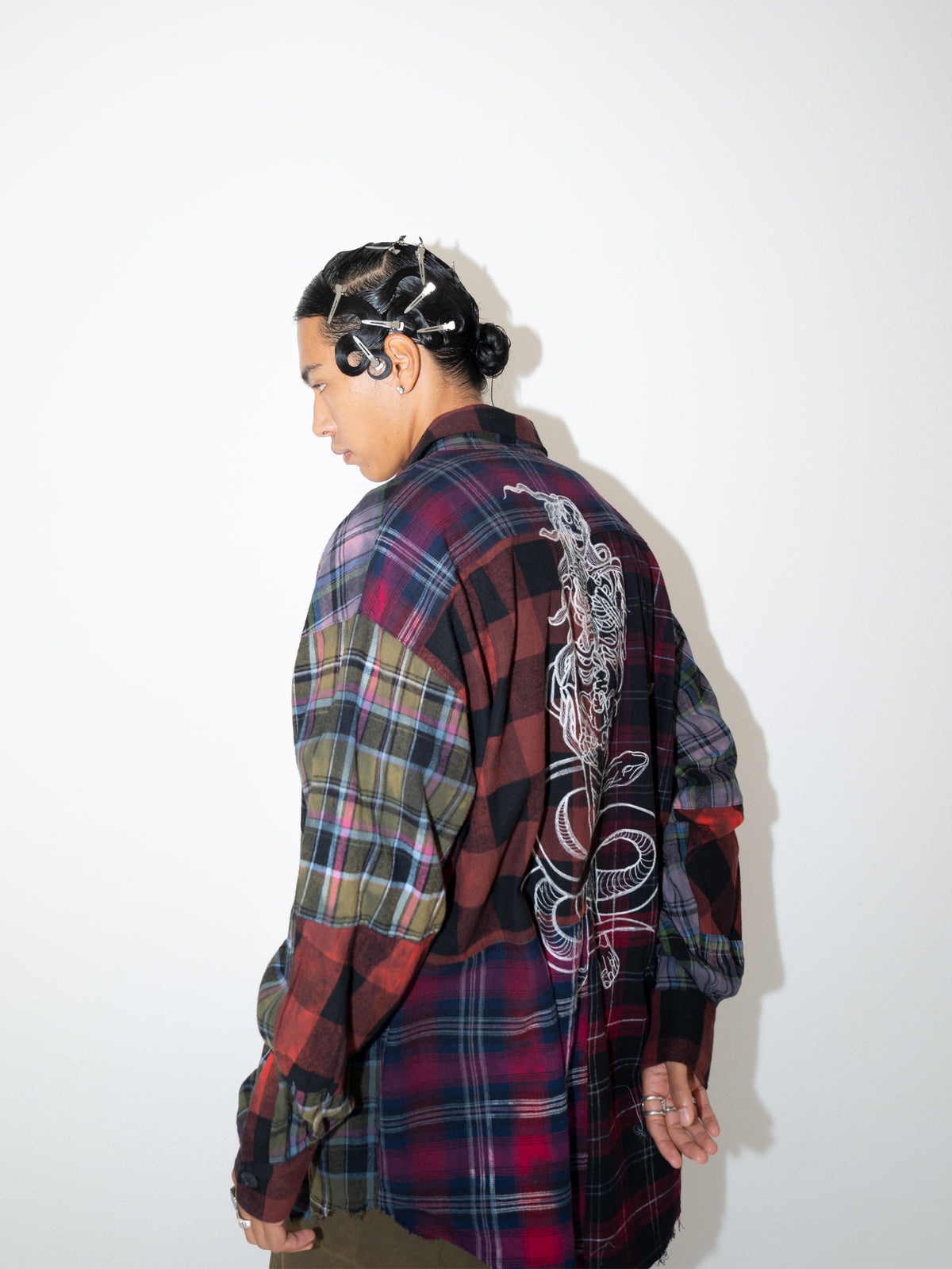 RE-CUT FLANNEL SHIRT 2.0 VINTAGE WASHED/ DYED