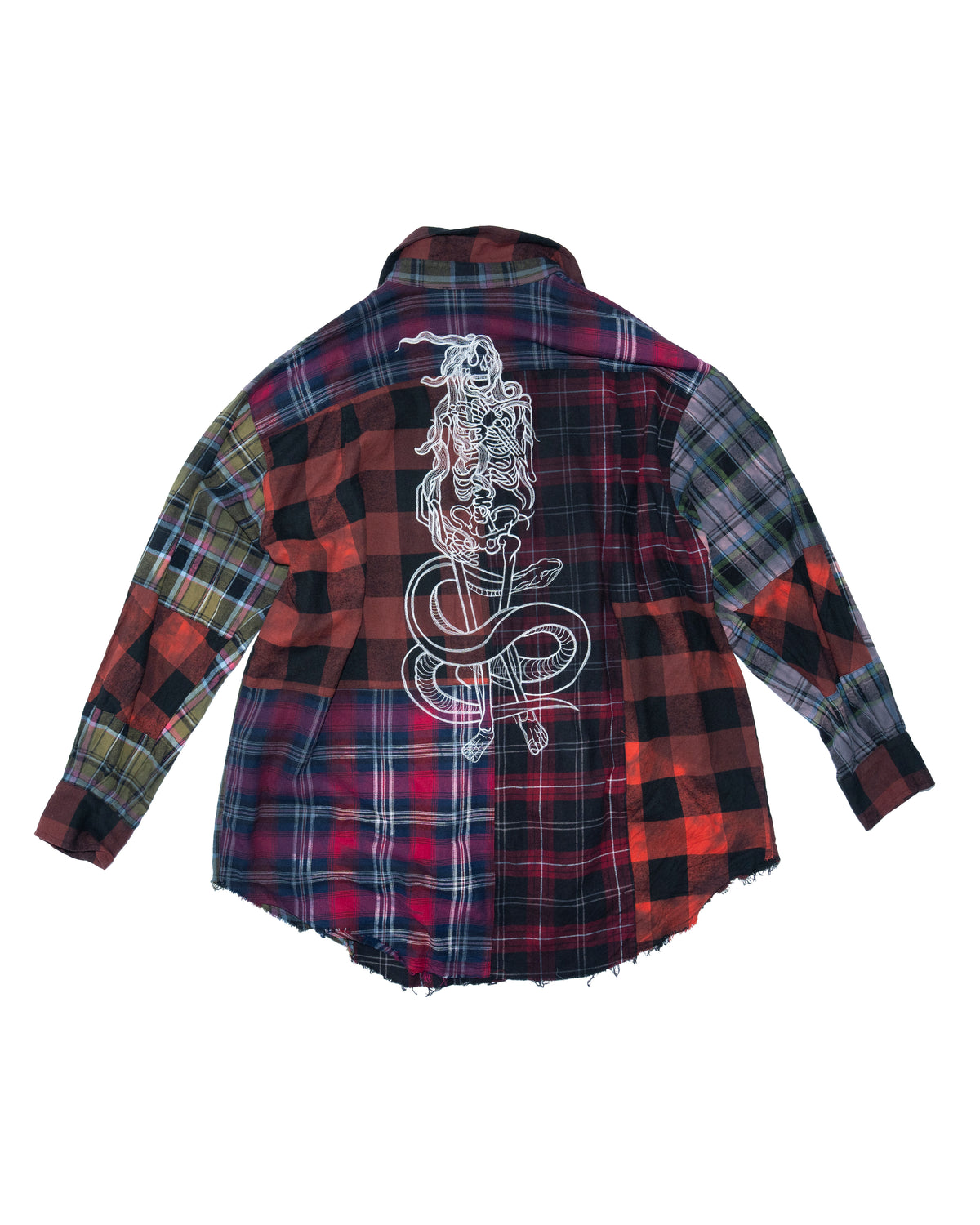 RE-CUT FLANNEL SHIRT 2.0 VINTAGE WASHED/ DYED
