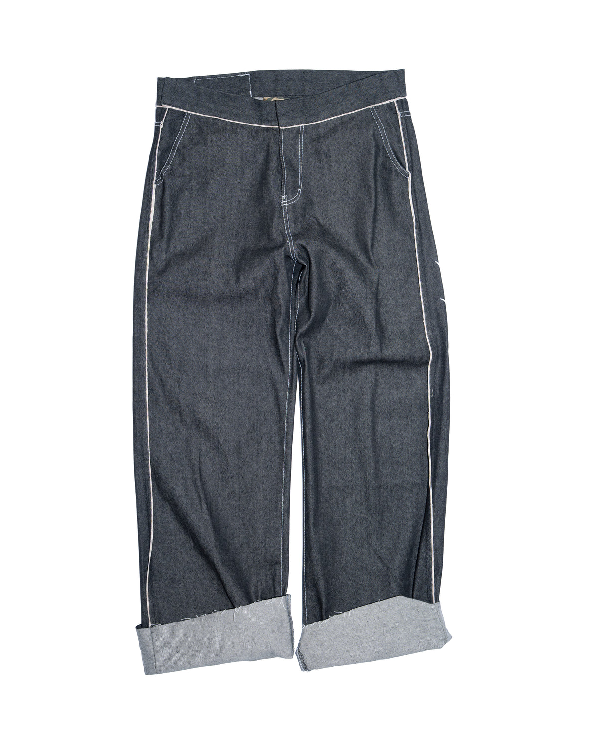 Raw Jeans Pants "Sleeping Cat"