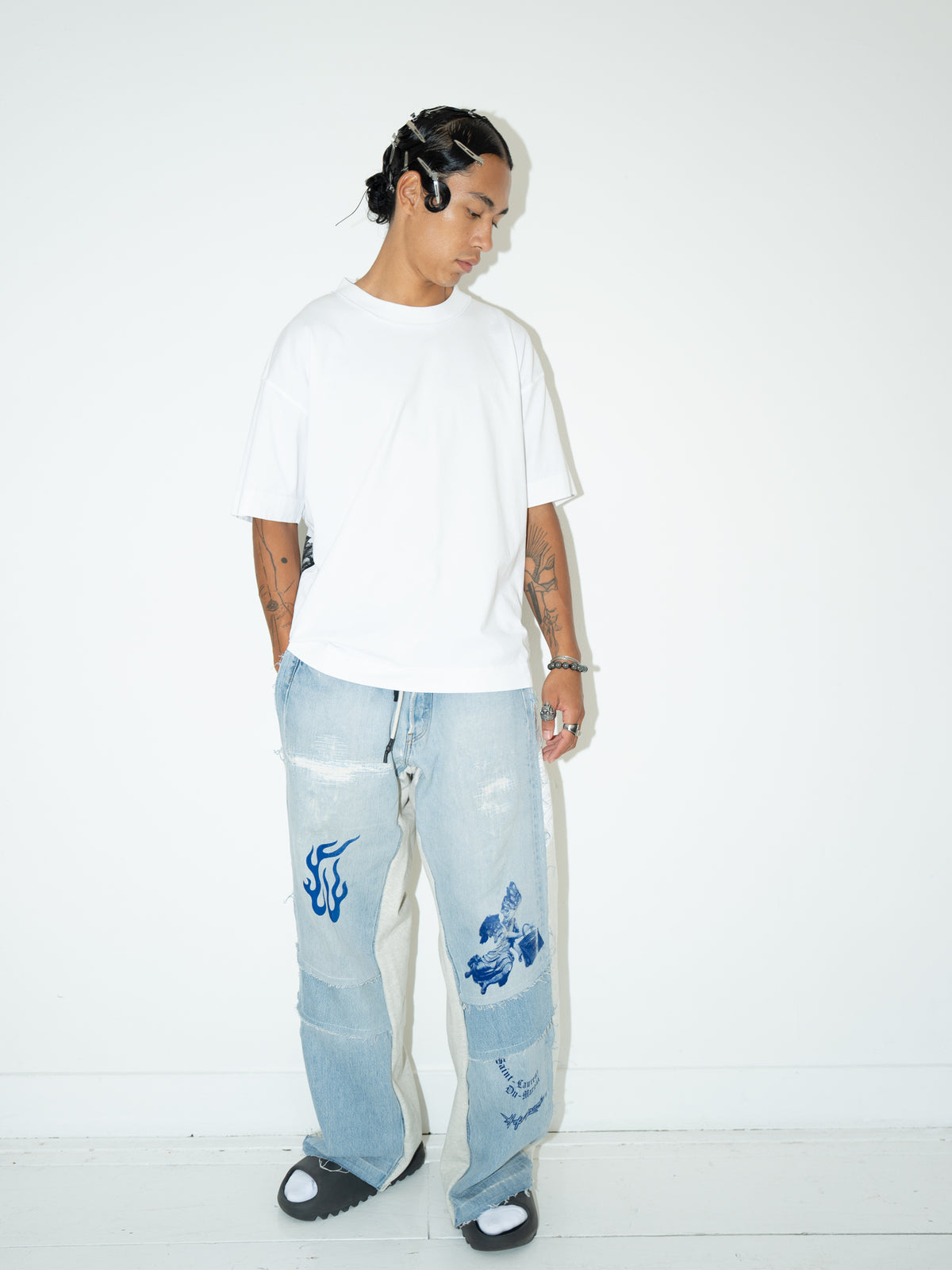 Sweatpants  Reconstructed Jeans Joggers