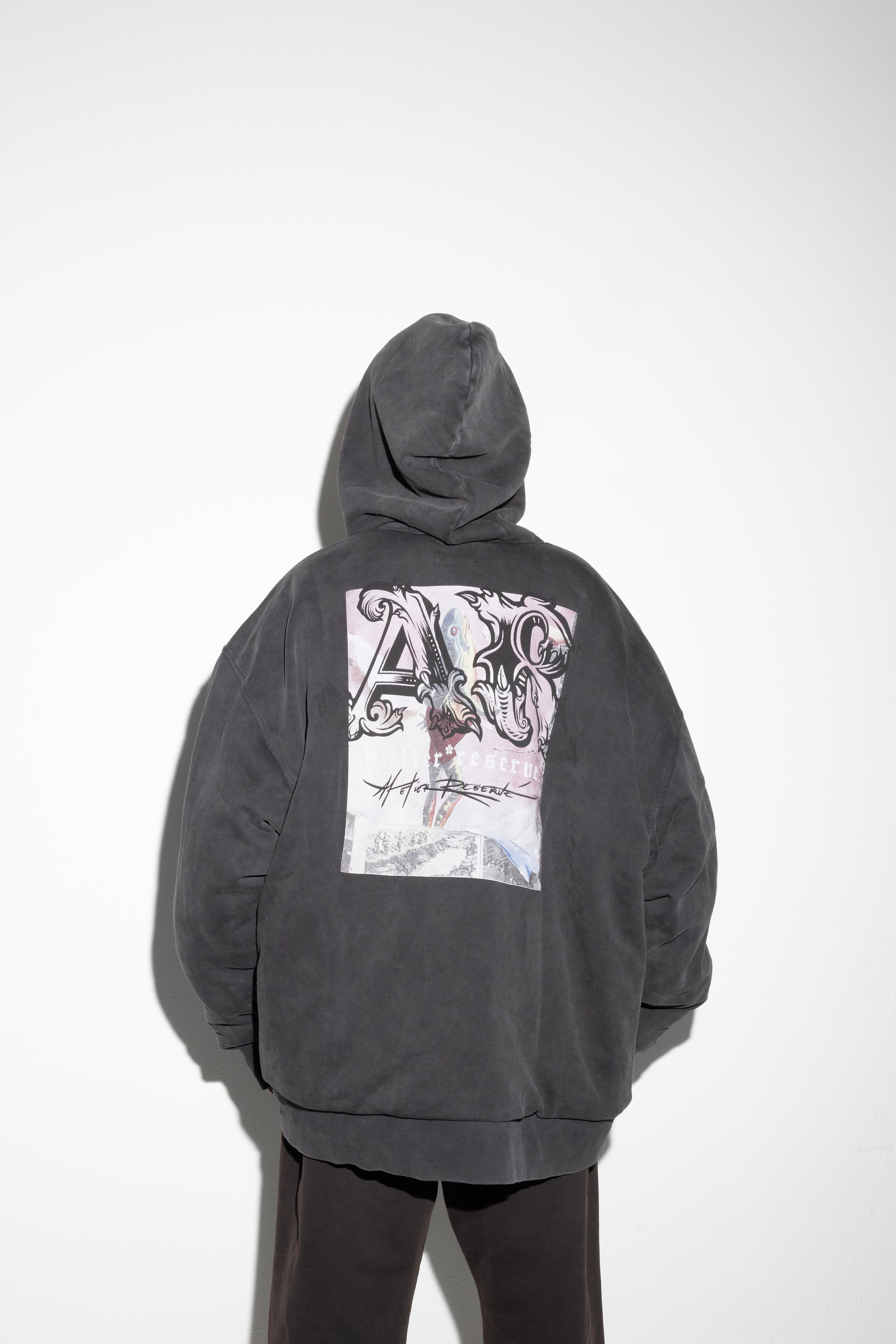 MA1 Hooded Bomber Black