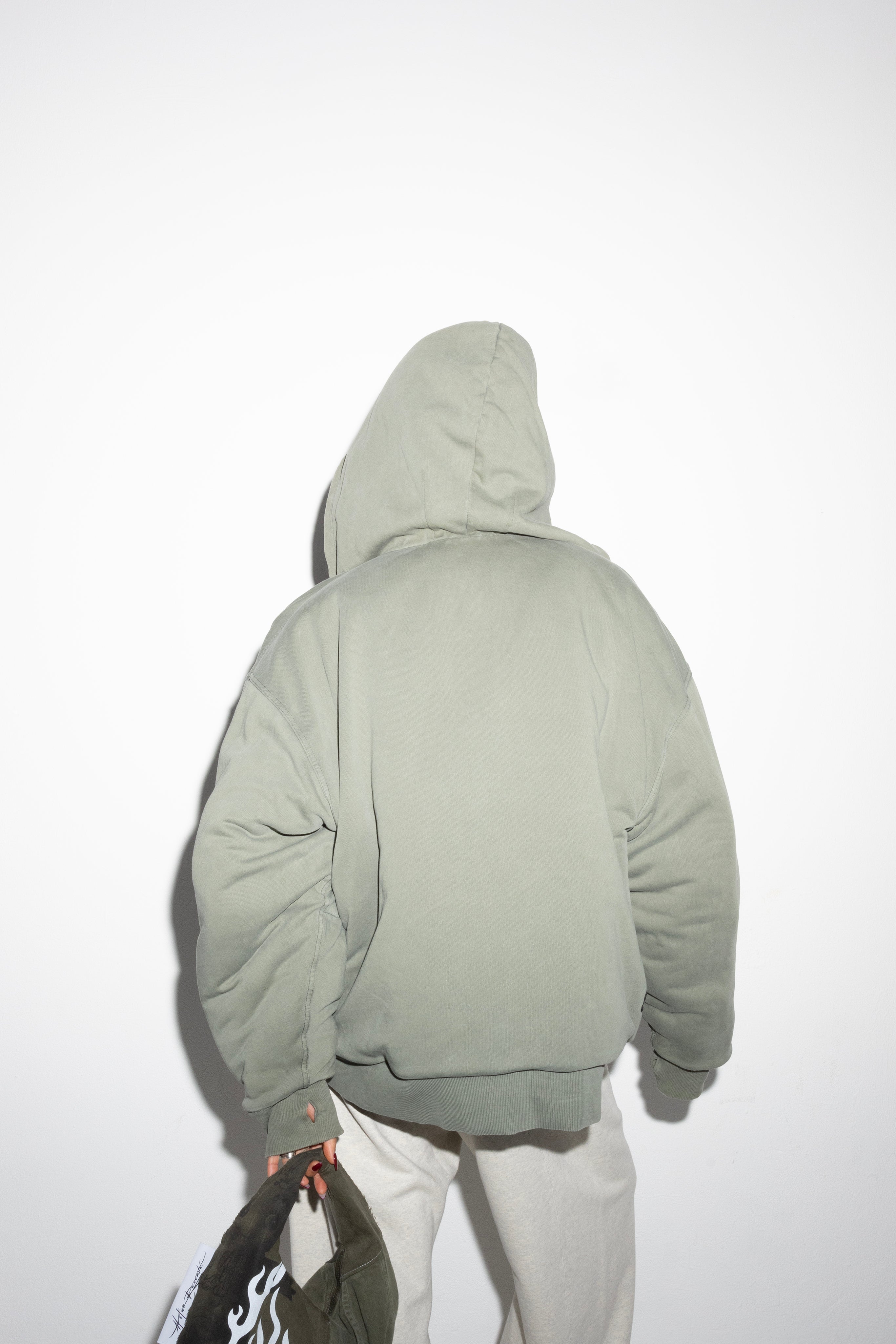 MA1 Hooded Bomber Green.