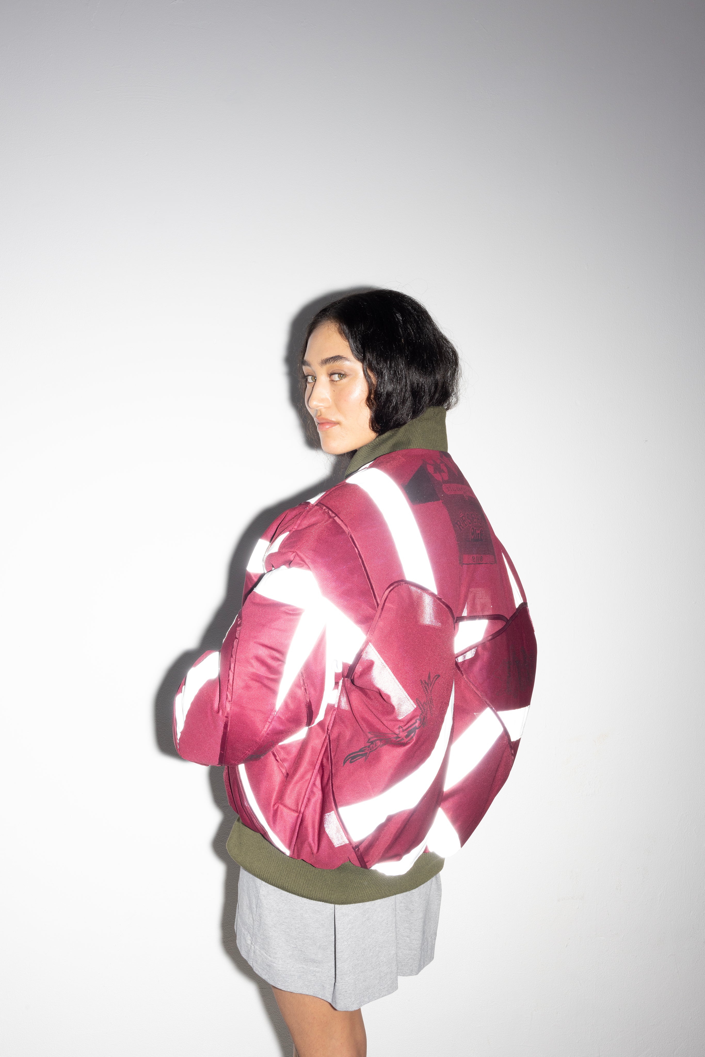 MA1 Bomber Green/ Bordeaux