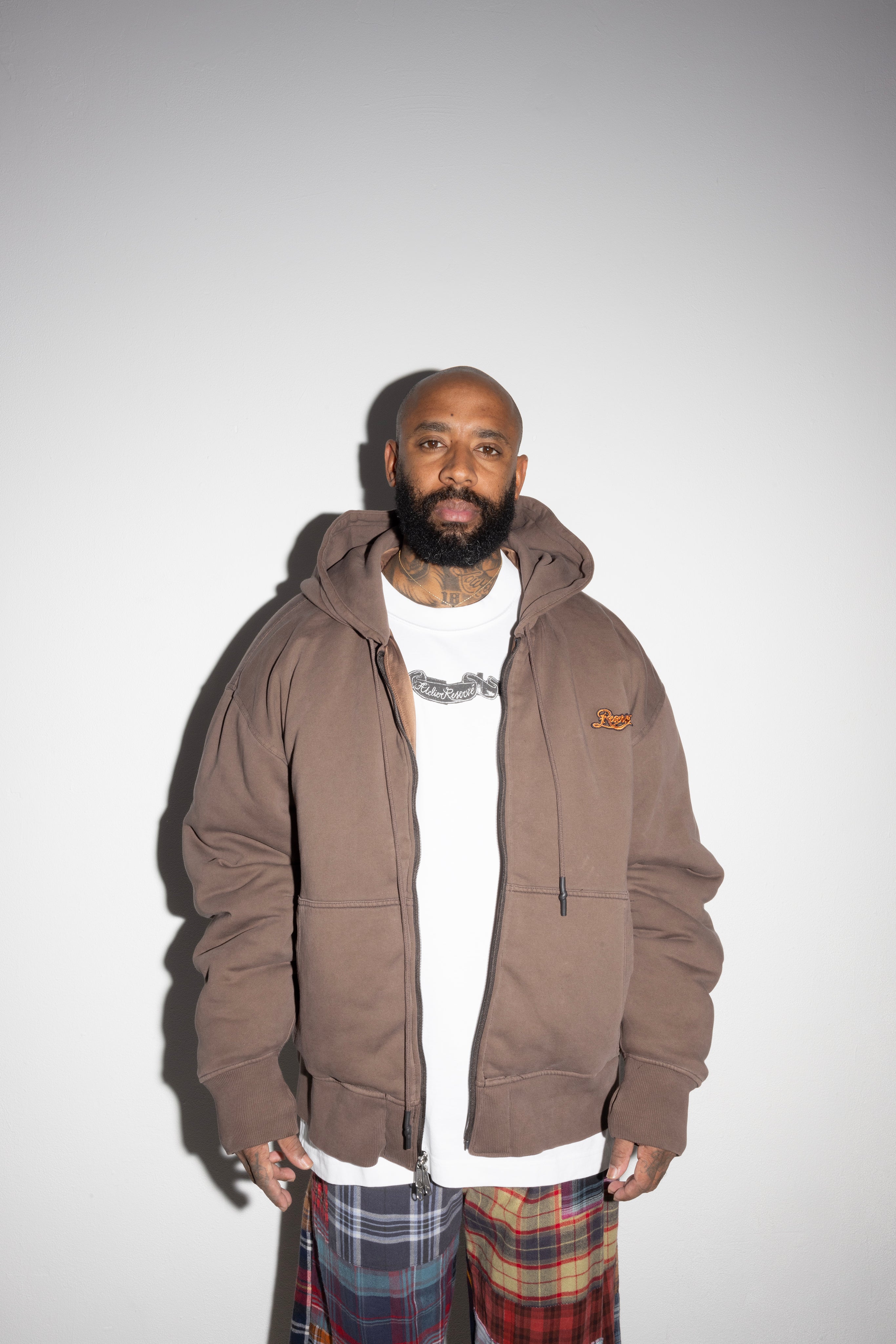 MA1 Hooded Bomber Brown