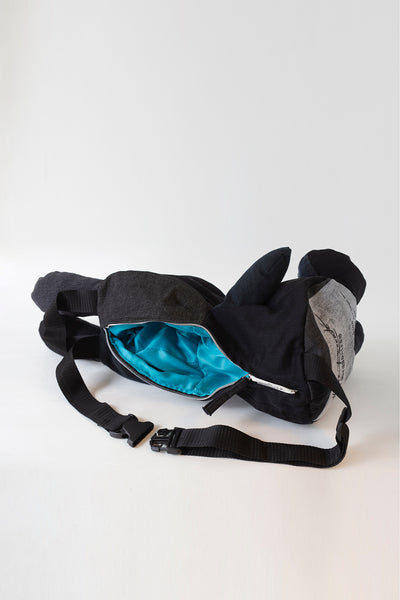 Miffy Shoulder bag Washed vintage Denim Black