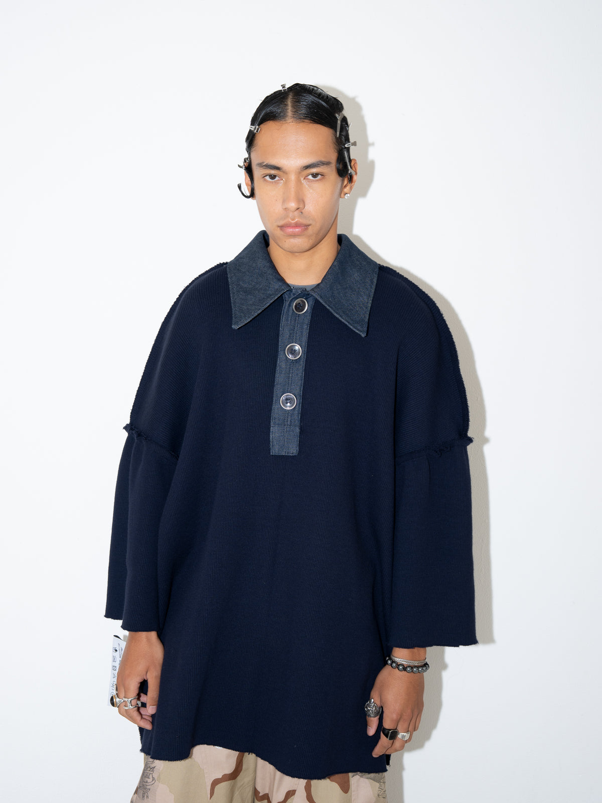 Polo Oversized Navy