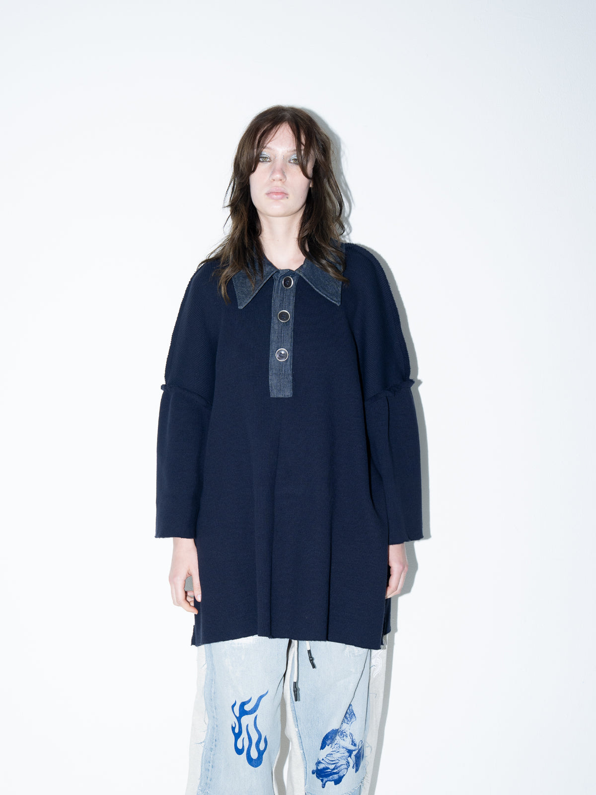 Polo Oversized Navy