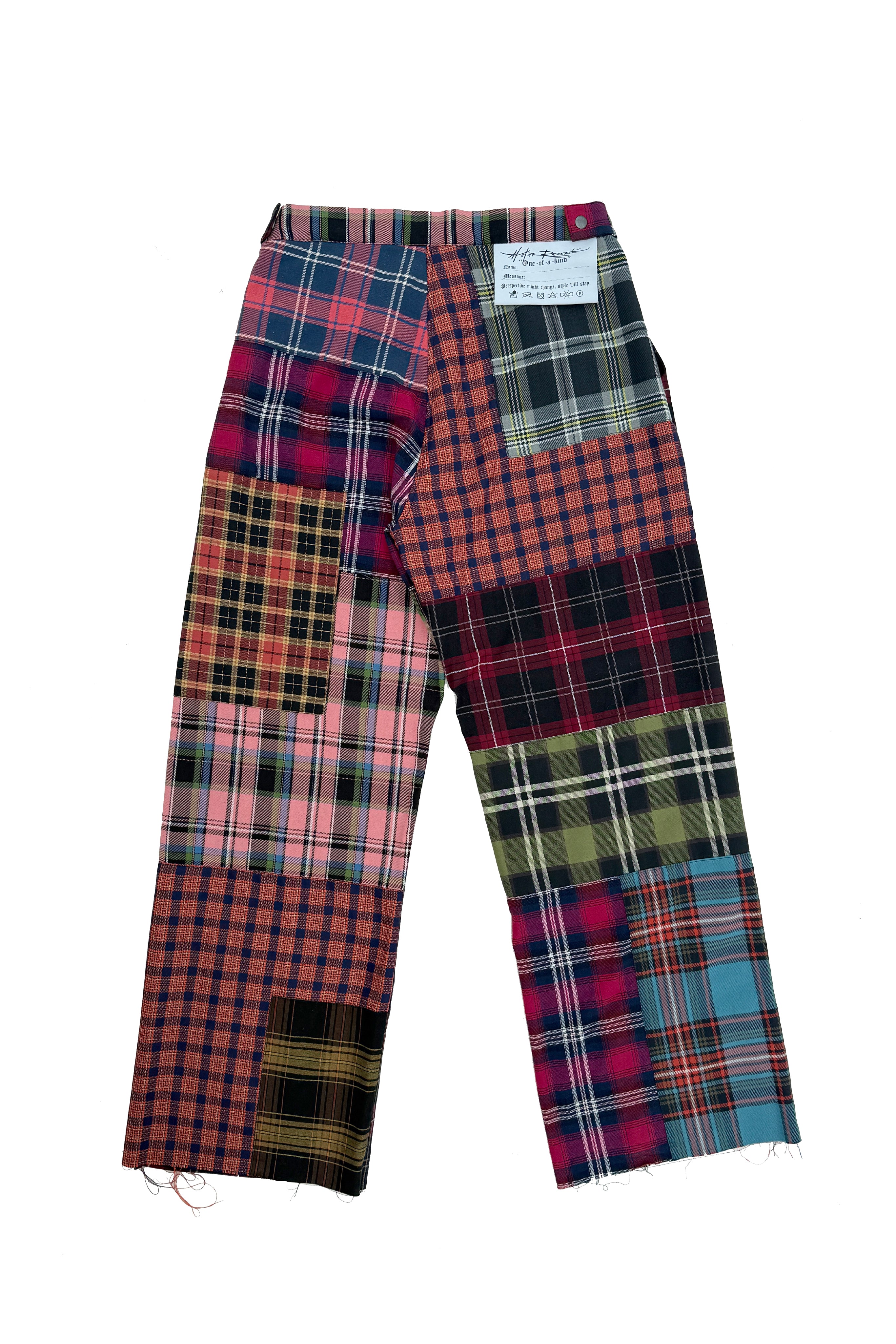 FLANNEL PATCHWORK PANTS