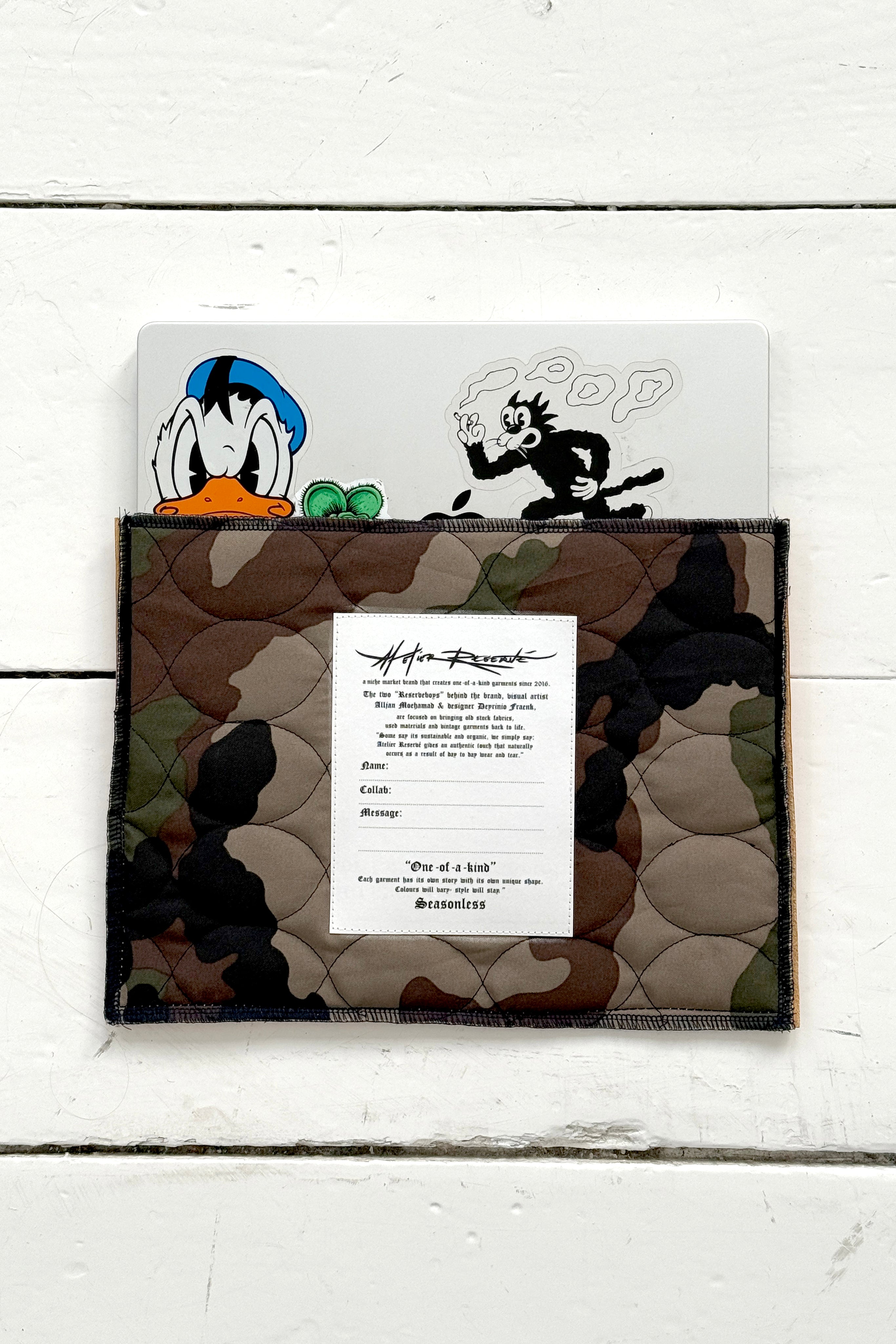 Vintage Patchwork Laptop Sleeve "Freedom"