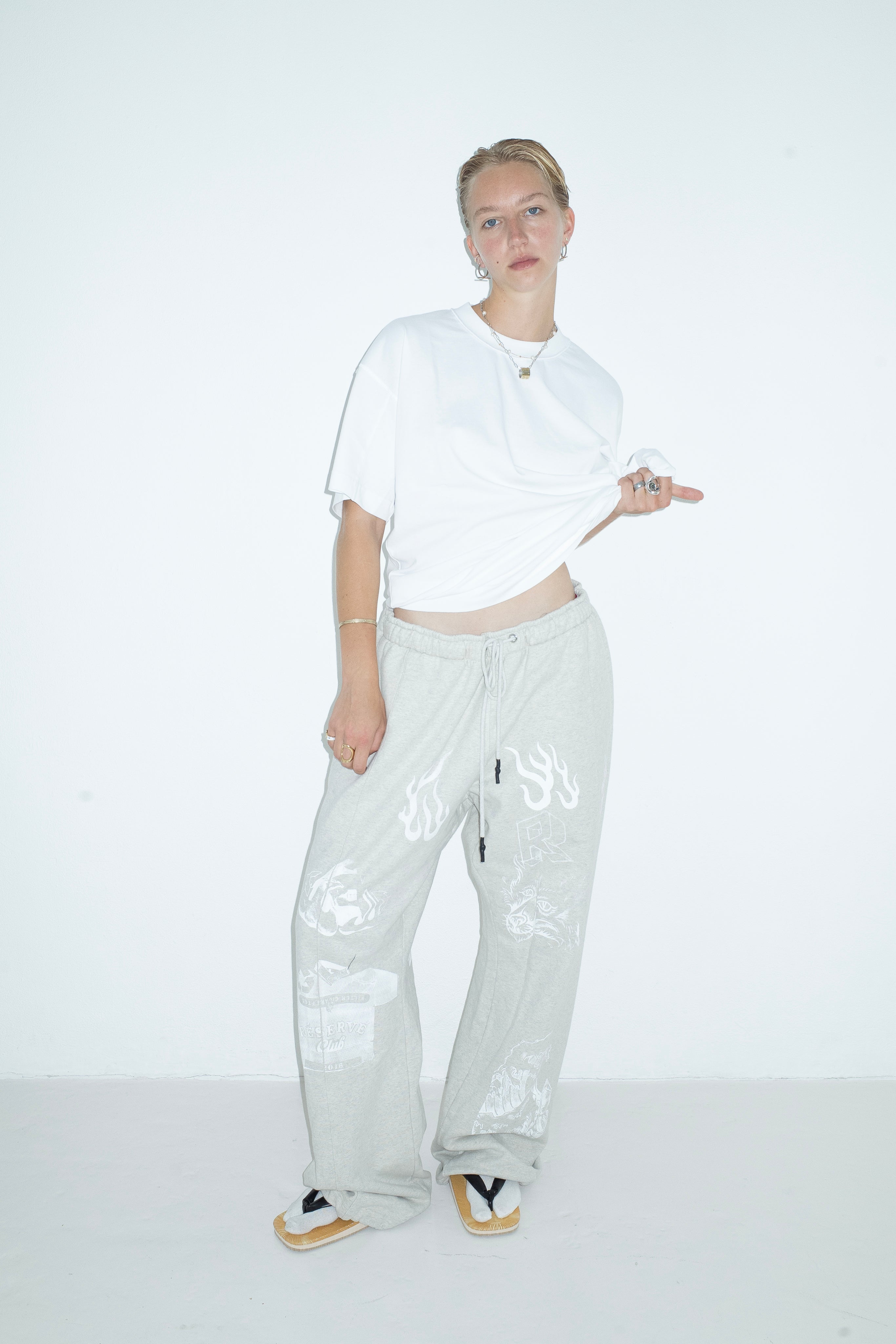 Dagger TATTOO Sweatpants - Grey Melange