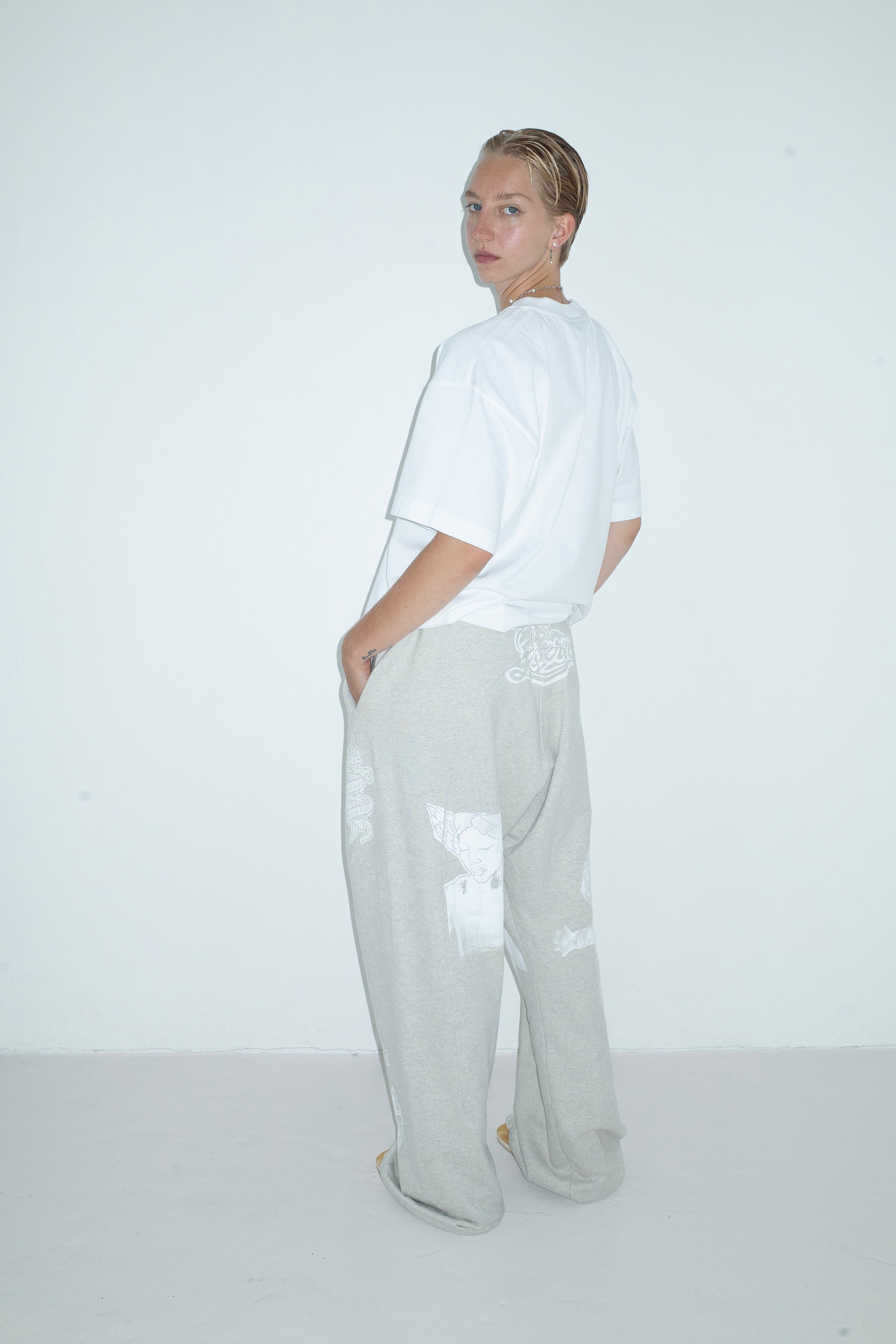 Dagger TATTOO Sweatpants - Grey Melange