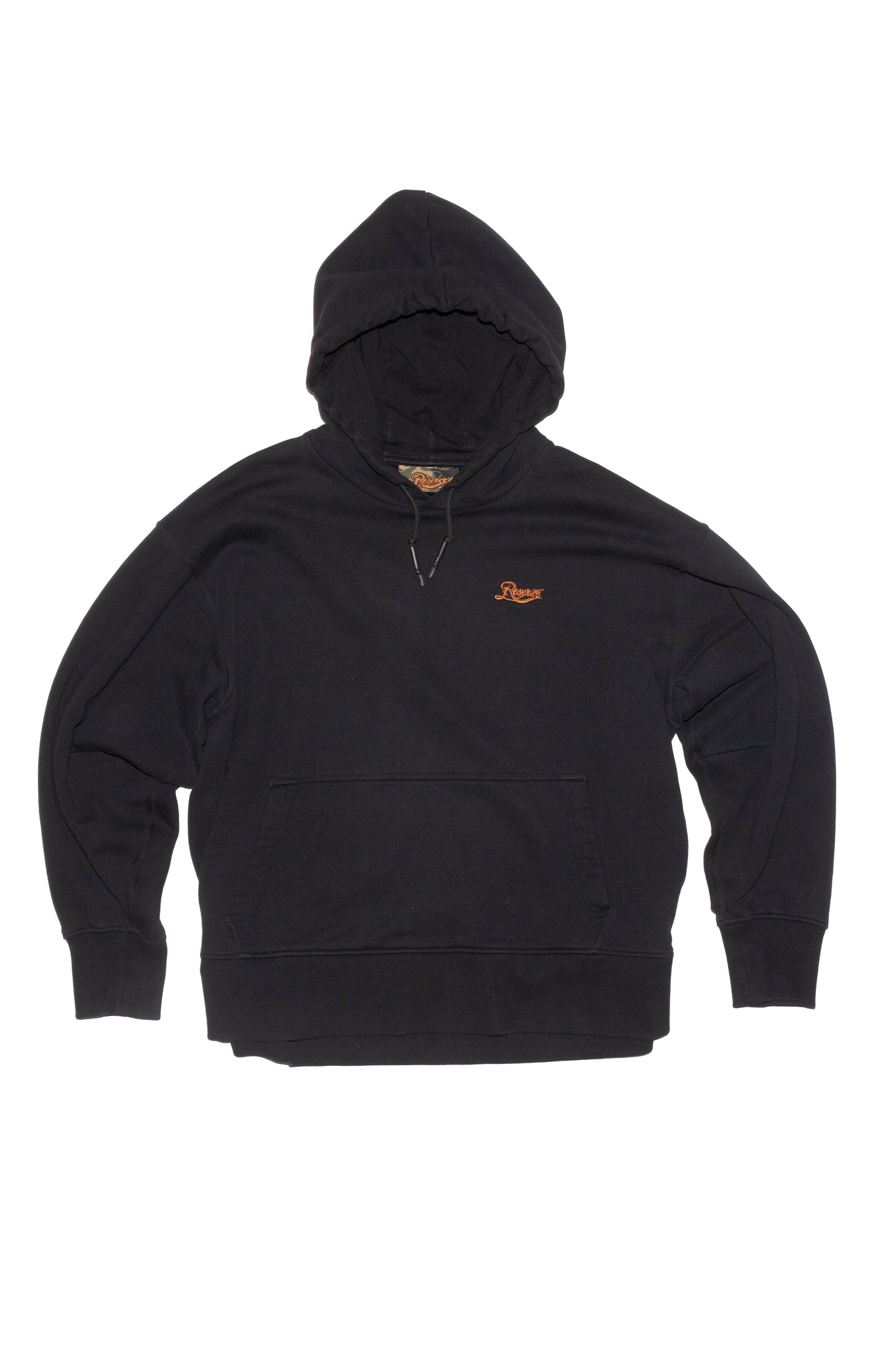 hoodie logo front black